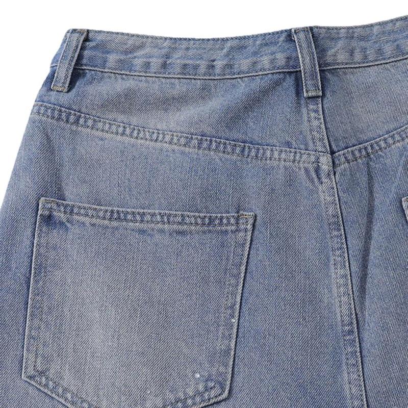 2025 Street Fashion Rhinestone Loose Jeans