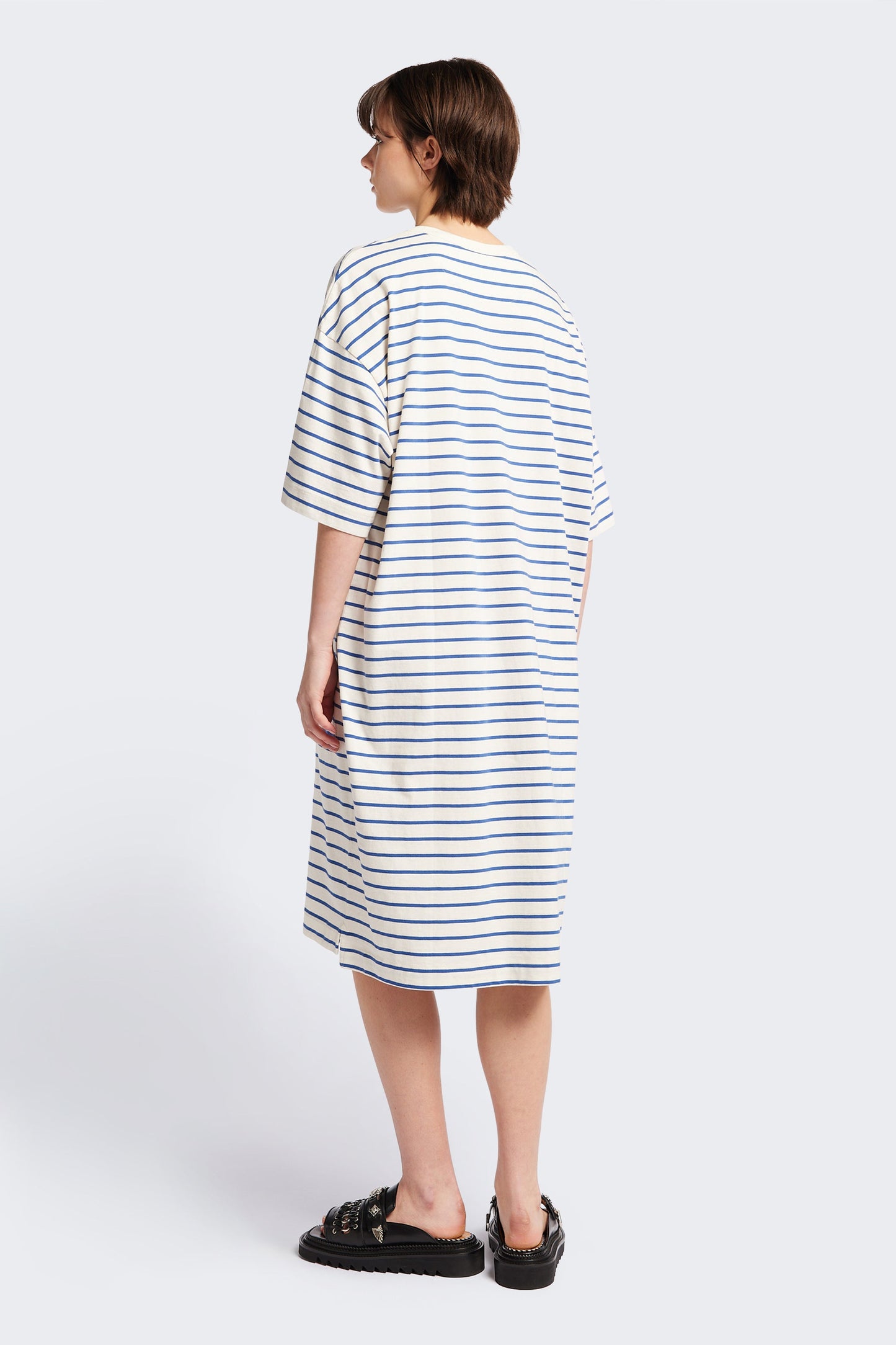 Nadir Dress Blue Stripe