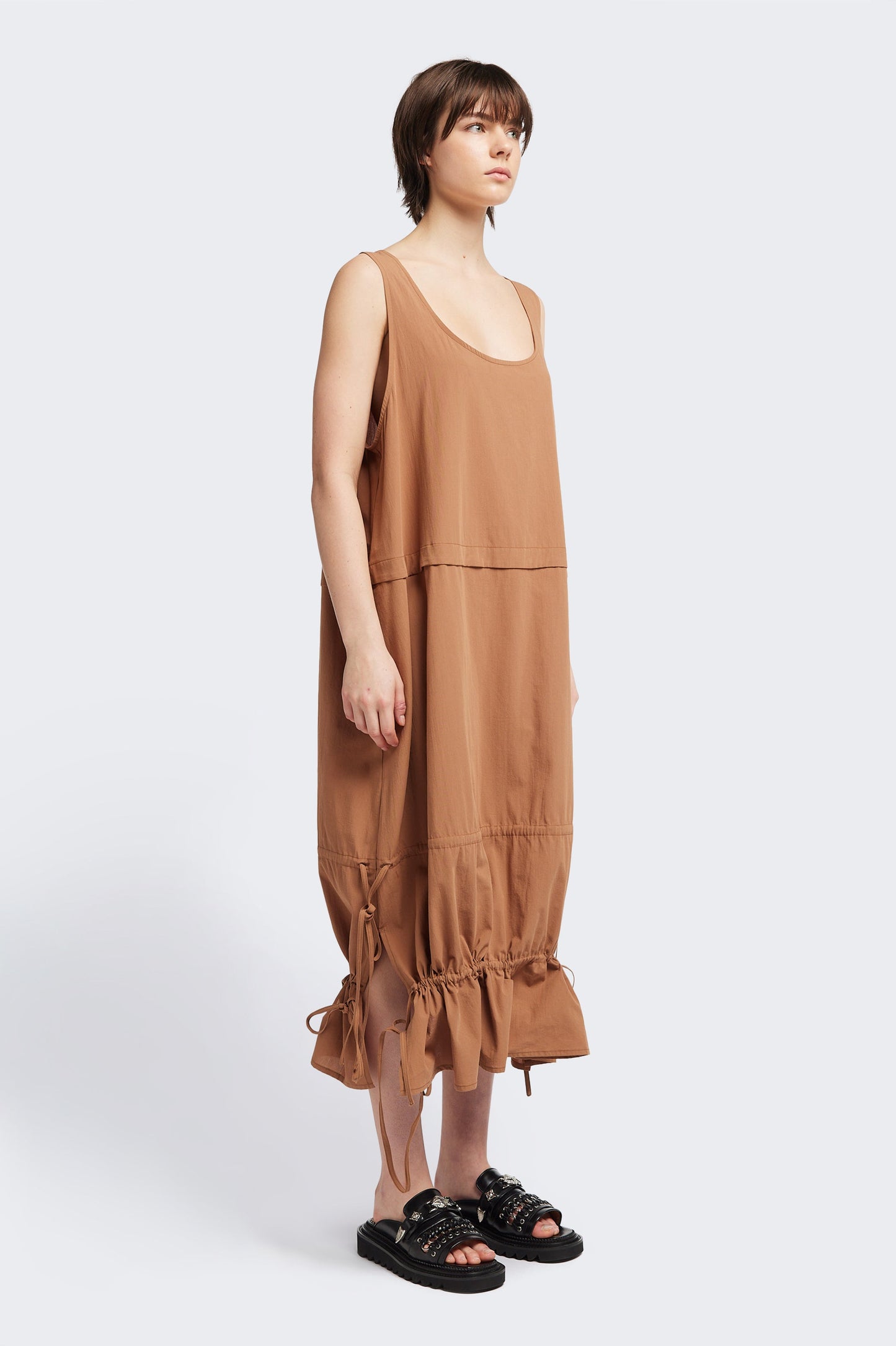 Cloud Tank Dress Toffee Brown