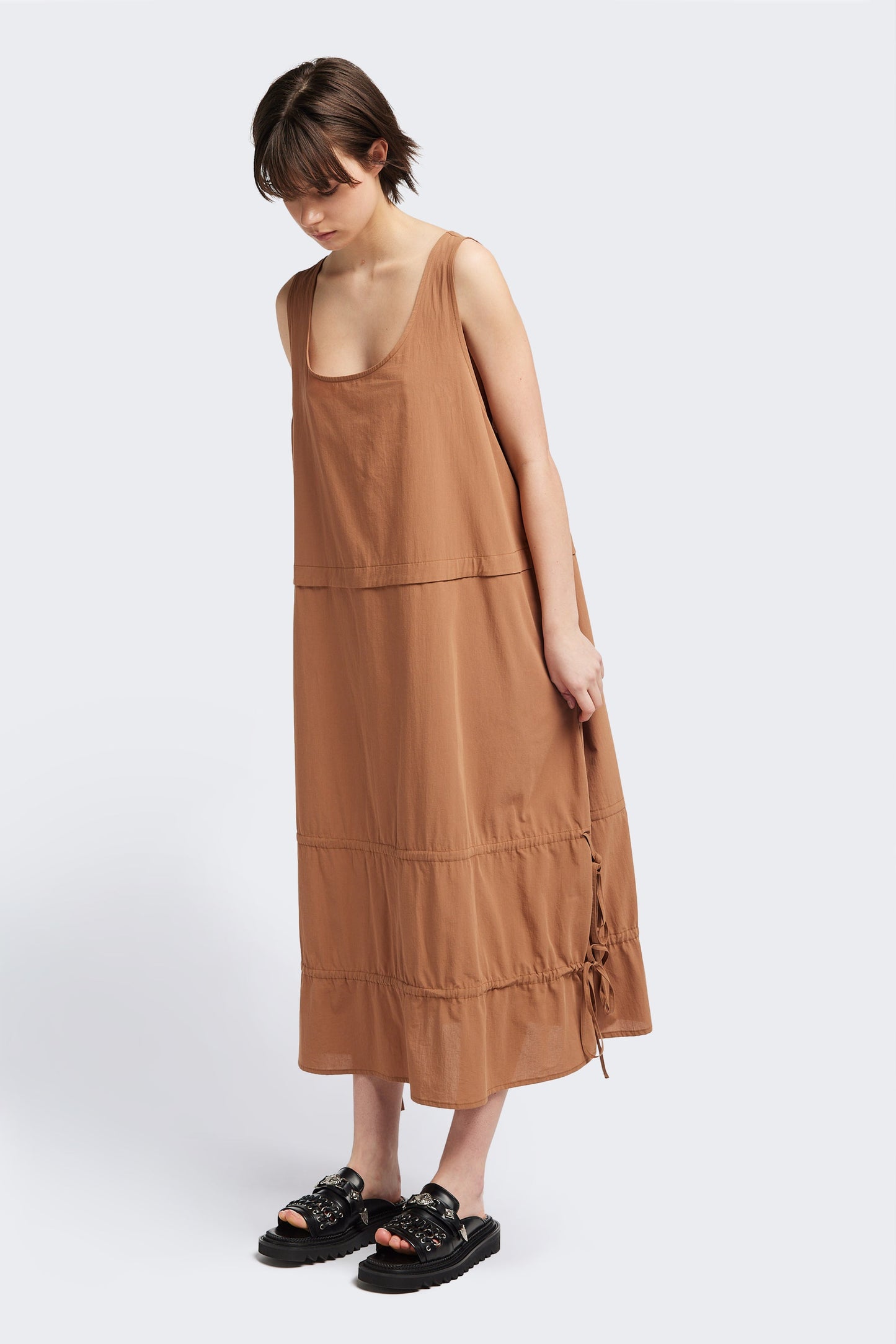 Cloud Tank Dress Toffee Brown