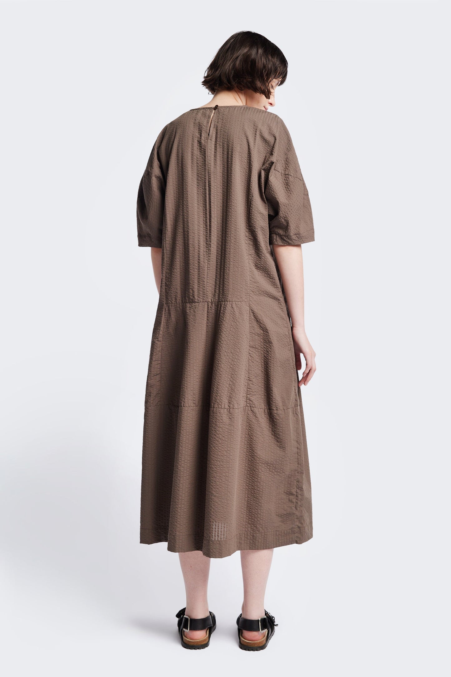 Scoria Dress Brown