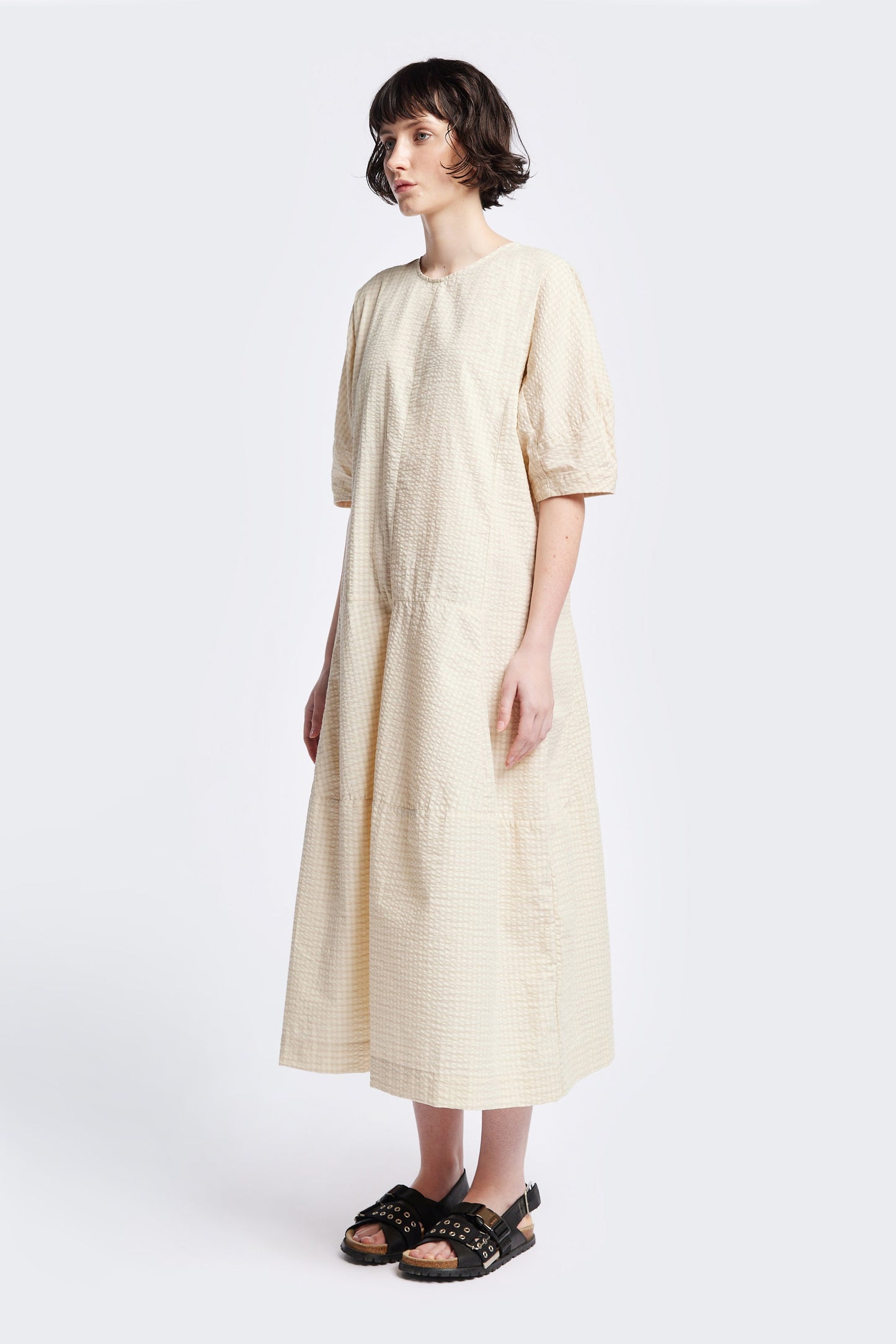 Scoria Dress Ecru