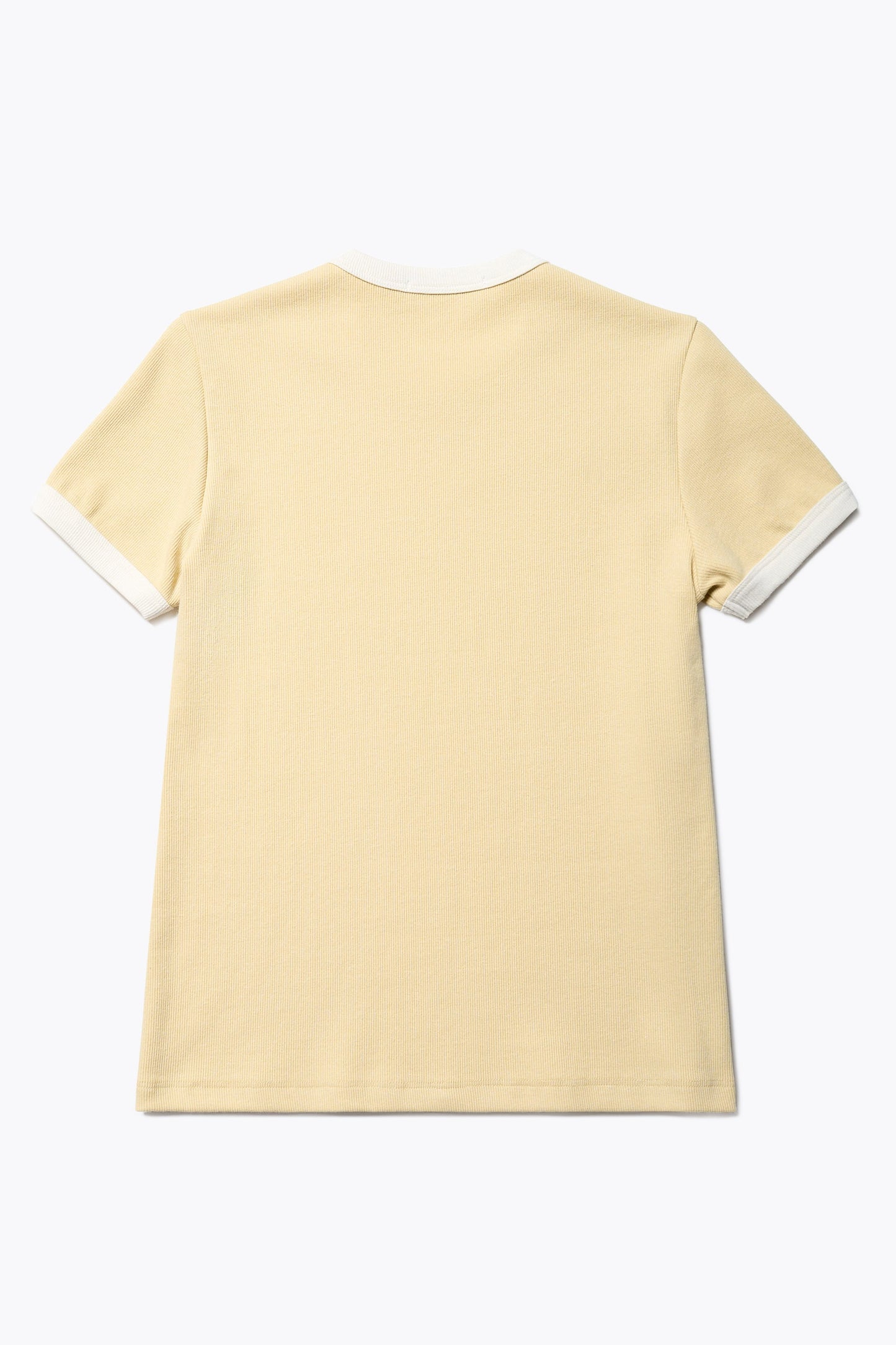 Veil Rib Tee Butter/Ecru Bind
