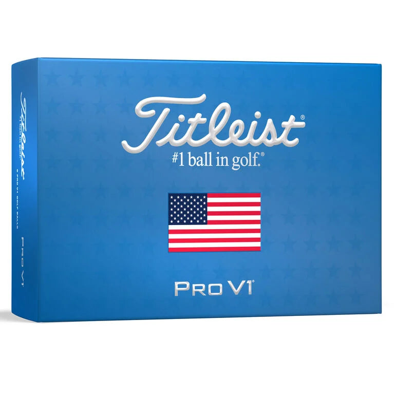 Pro V1 Limited Edition US Flag 2023 Golf Balls (4 Dozen Total 48)