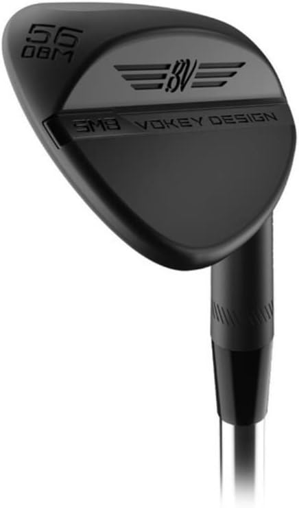 Men's Sm9 Golf Wedge, Jet Black, 52.12F