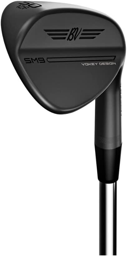 Men's Sm9 Golf Wedge, Jet Black, 52.12F