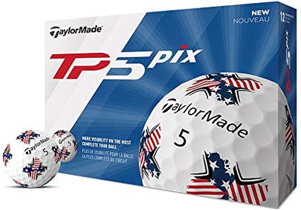 TP5 Pix USA Golf Balls （8 Dozen Total 96）