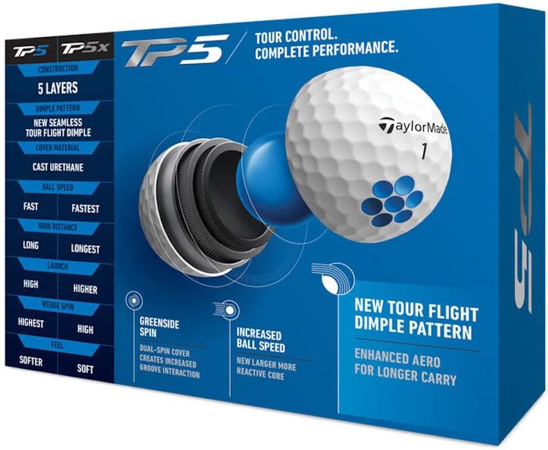 2021 Taylormade TP5 Golf Ball