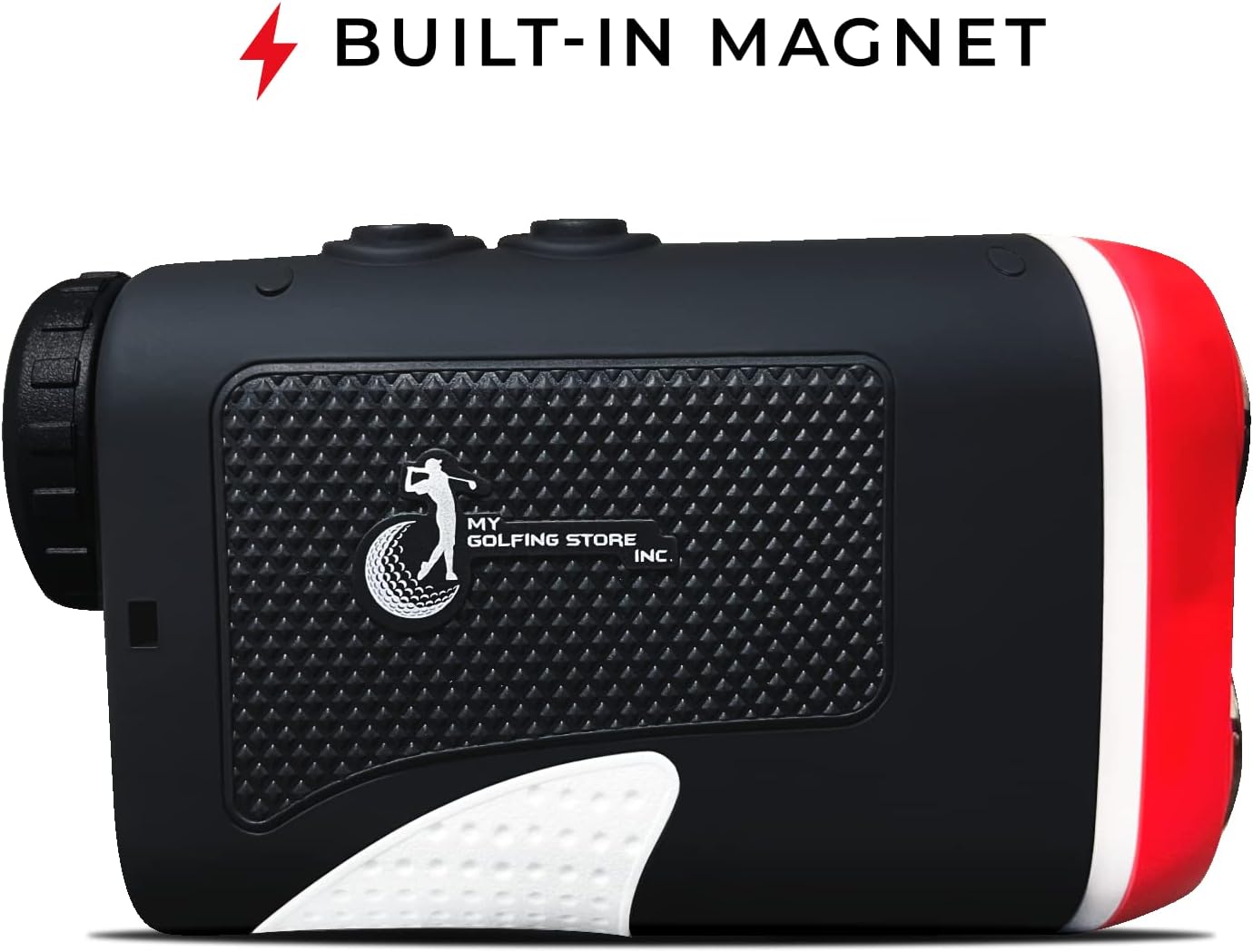 My Golfing Store Eagle Eye Elite Golf Rangefinder with Slope, Distance Measuring Device with Magnetic Strip,1000 Yard Range,6X Magnification, Golf Accessories for Golf