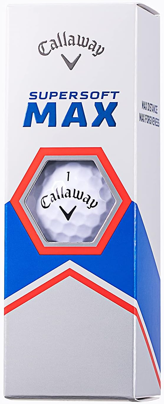 Supersoft MAX 23 Golf Balls, 1 Dozen (Pack of 12), 2 Pieces, White
