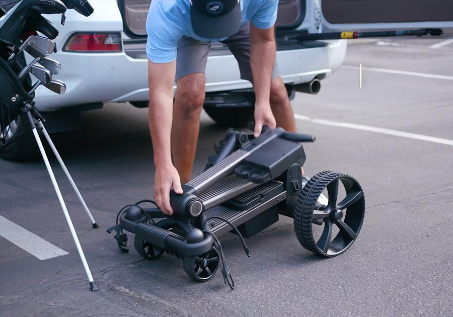 Last Day Sale Only $49.99 - Smart Follow Remote Control Lithium Golf Caddy
