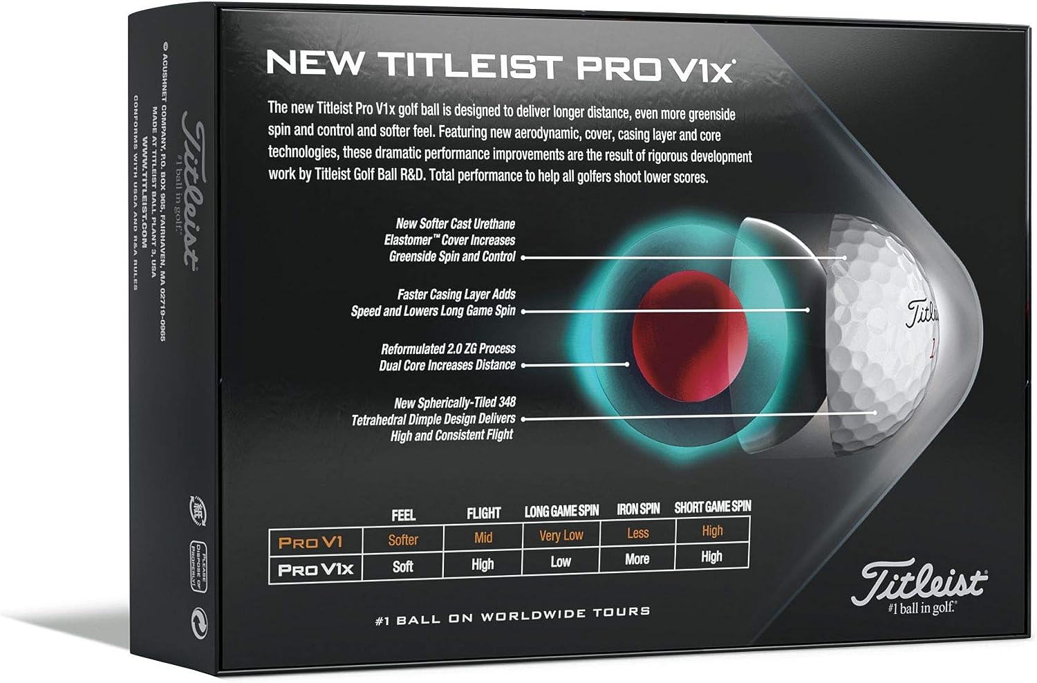 Titleist Pro V1x Golf Balls Prior Generation (One Dozen)