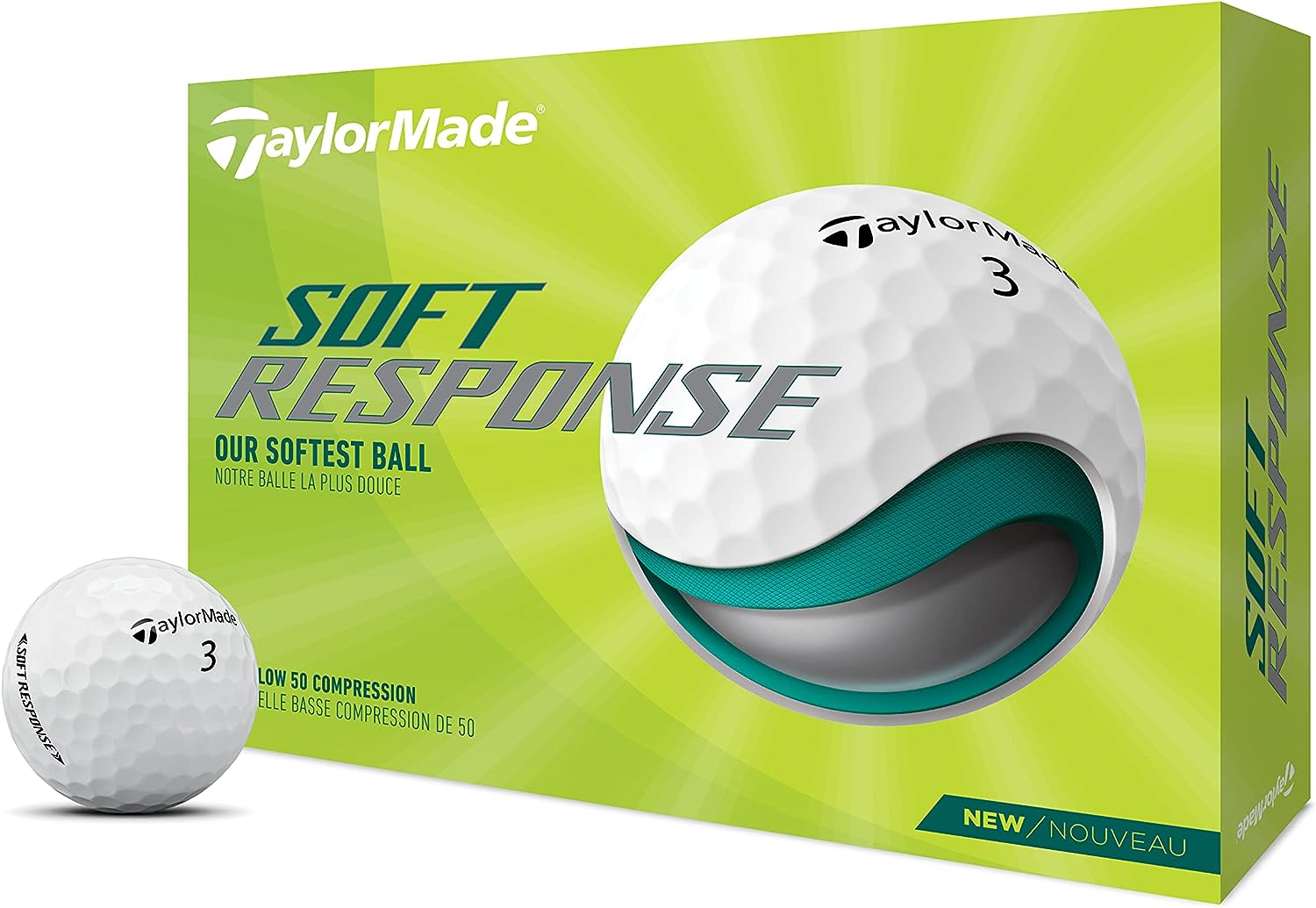 Soft Response Golf Balls（8 Dozen Total 96）