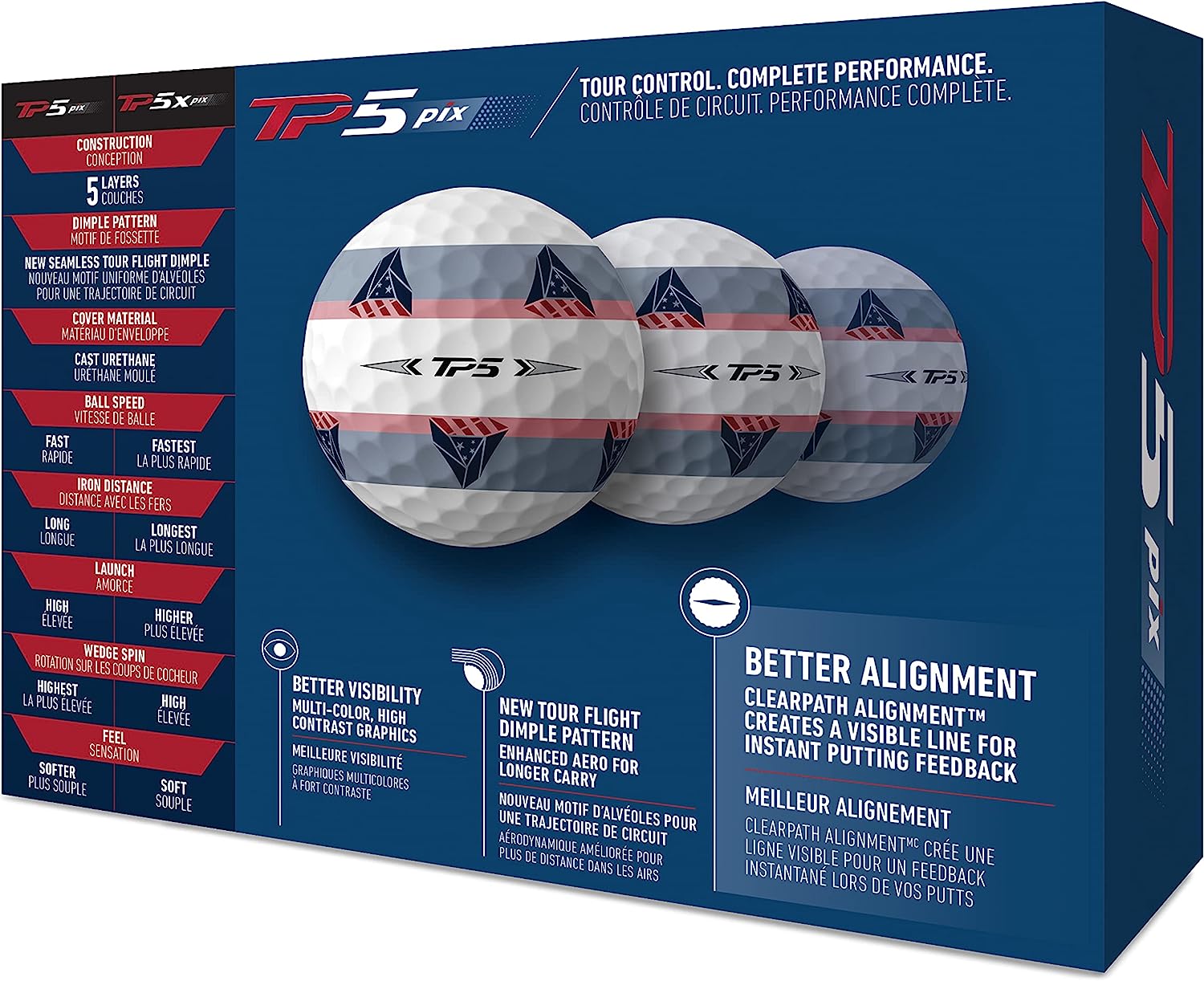 2021 Taylormade TP5 Golf Ball