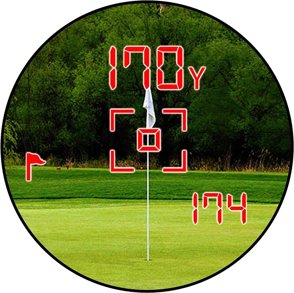 400s Laser Golf Rangefinder With Slope Mode, 7X Magnification, 1200 Yards Range