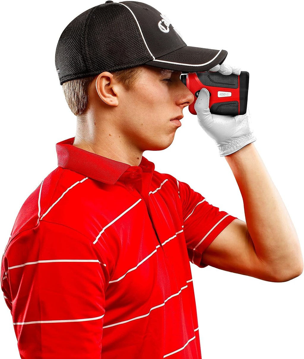 400s Laser Golf Rangefinder With Slope Mode, 7X Magnification, 1200 Yards Range