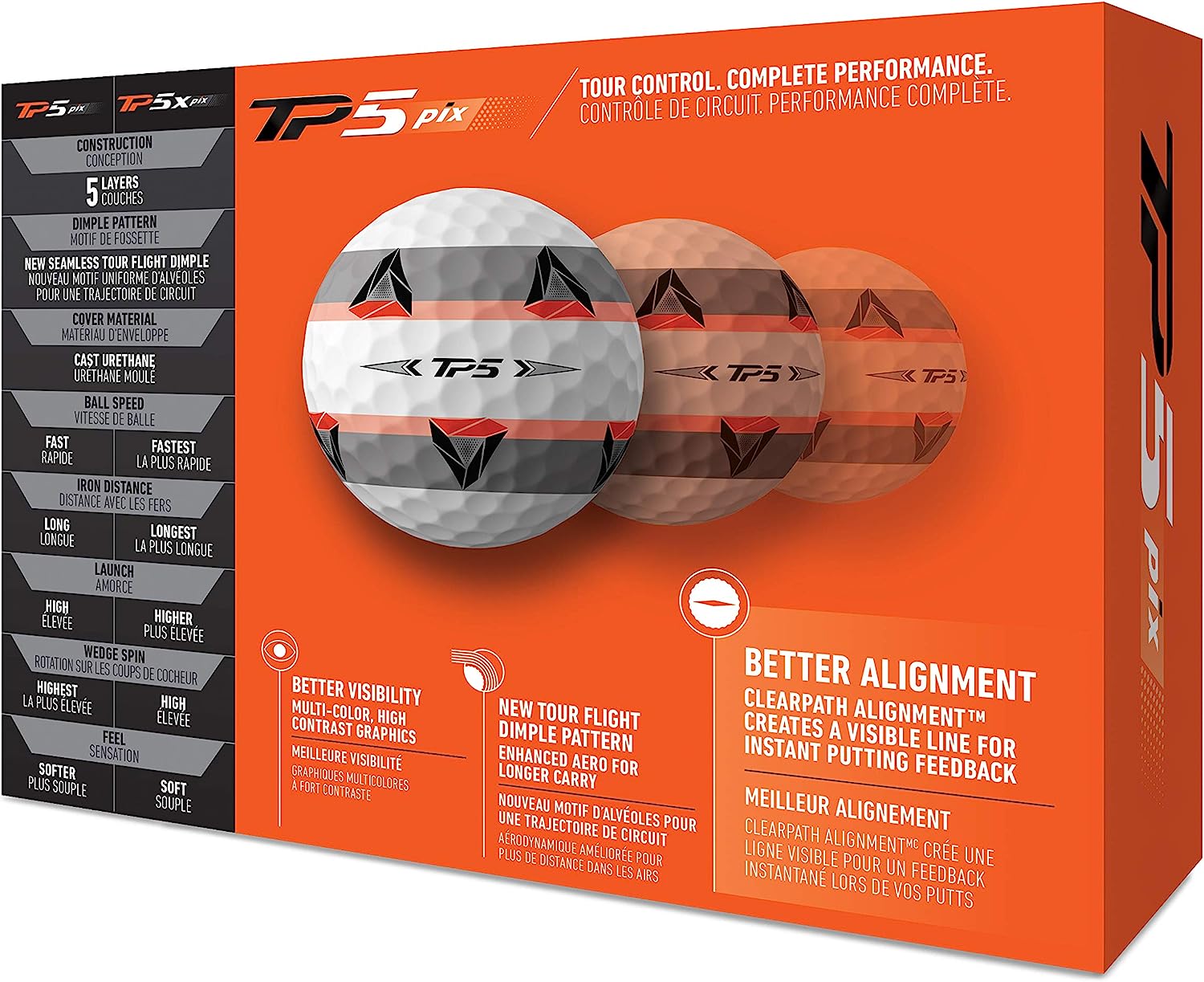2021 Taylormade TP5 Golf Ball