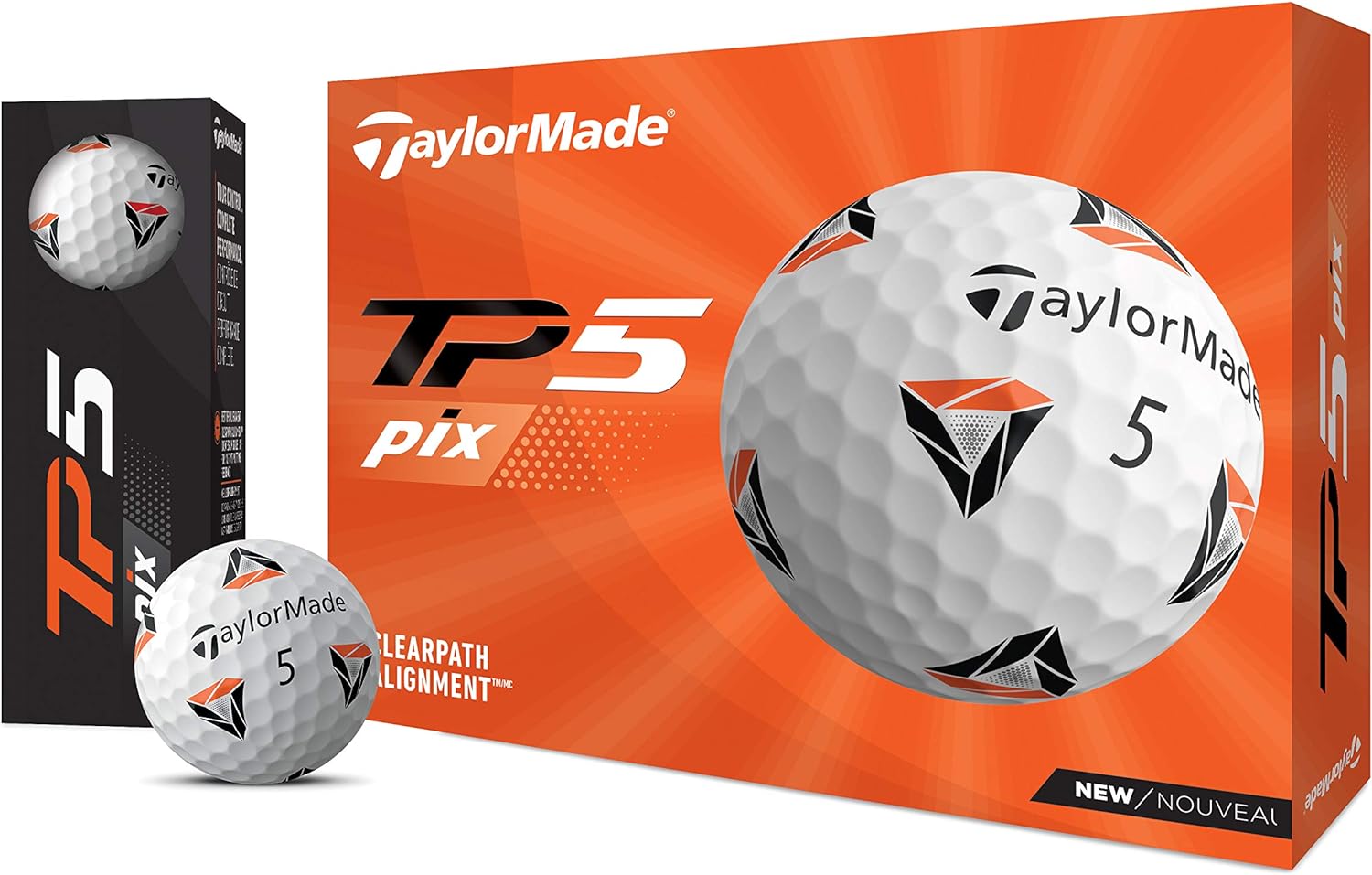 TP5 Pix 2.0 Golf Balls（8 Dozen Total 96）