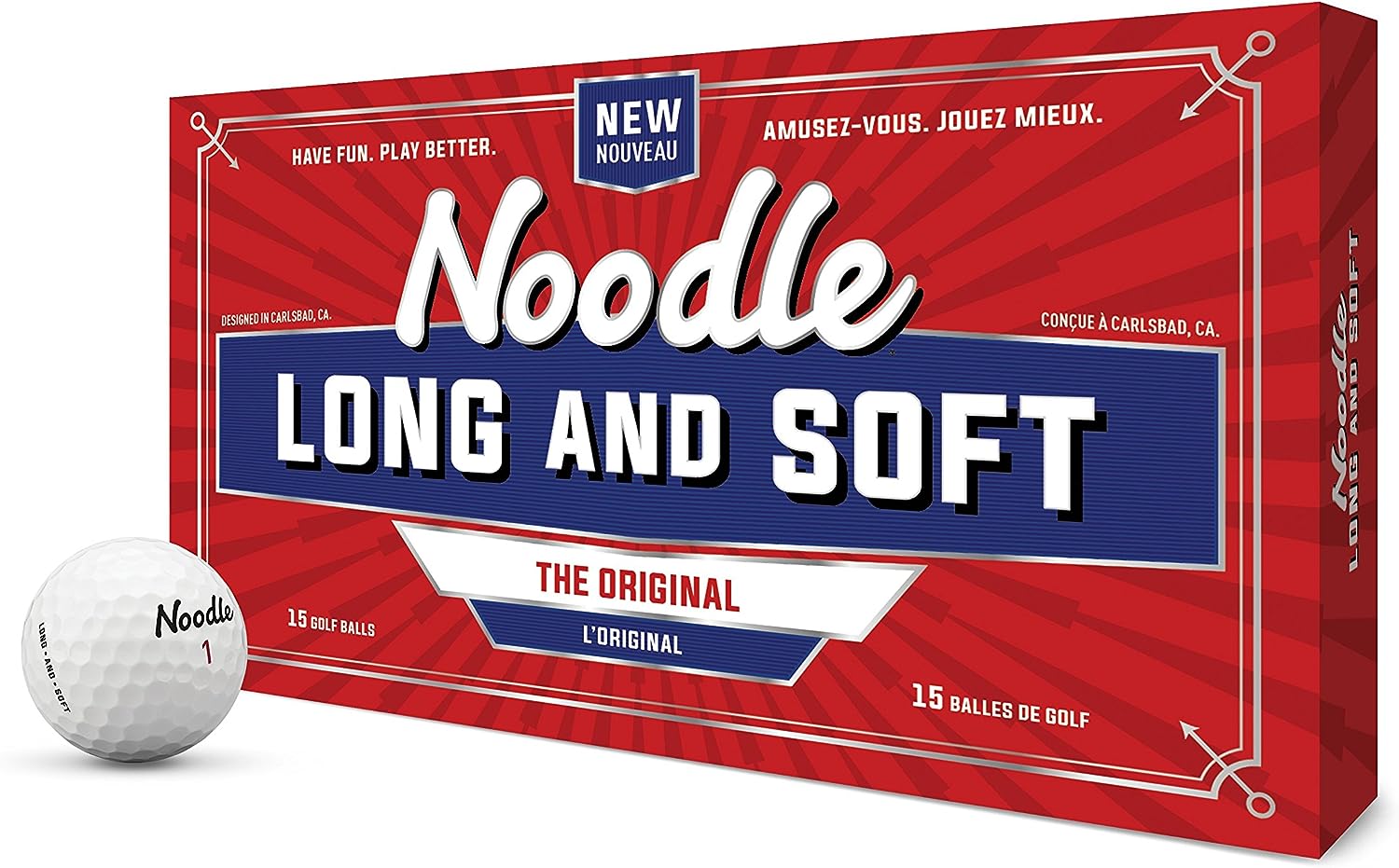 TaylorMade Noodle Long & Soft Golf Balls