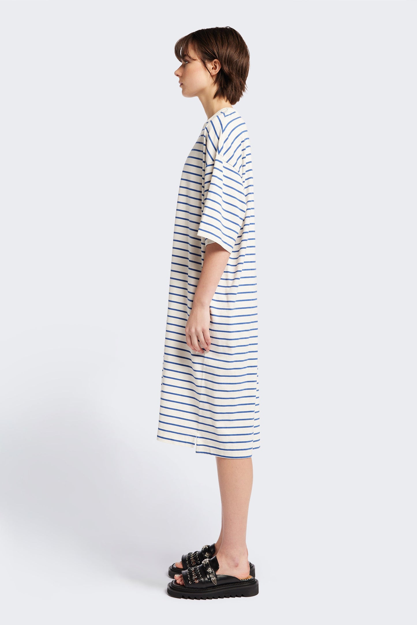 Nadir Dress Blue Stripe