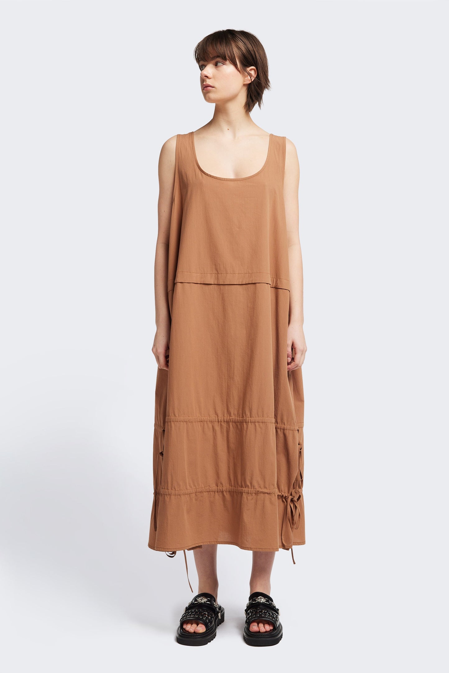 Cloud Tank Dress Toffee Brown