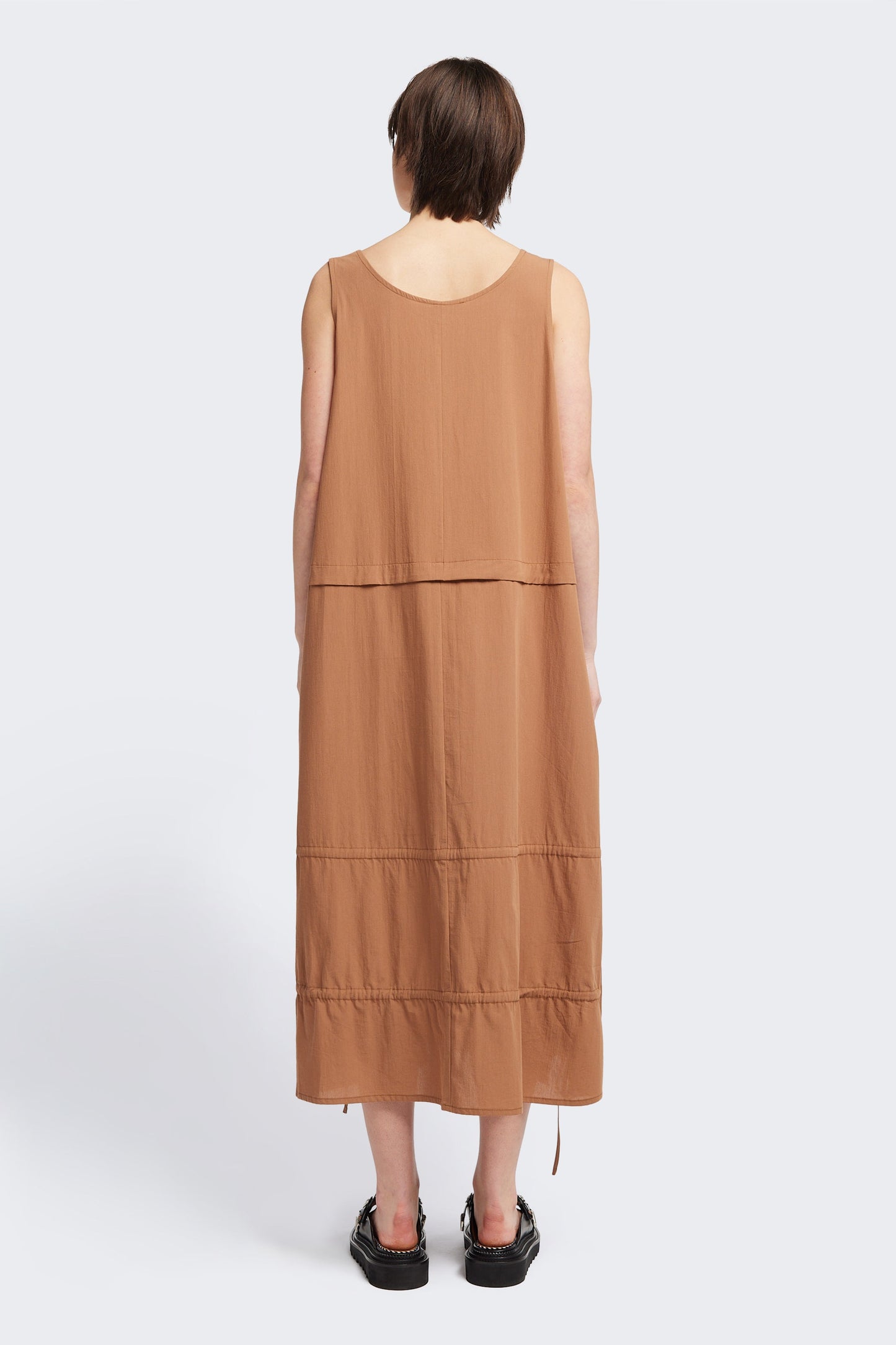 Cloud Tank Dress Toffee Brown