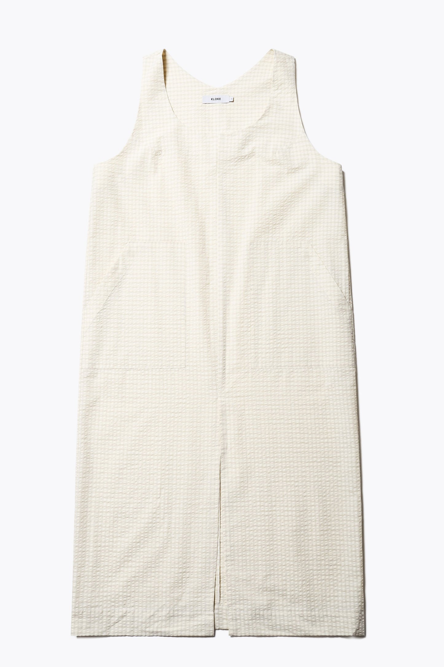 Forces Pinafore Dress Ecru