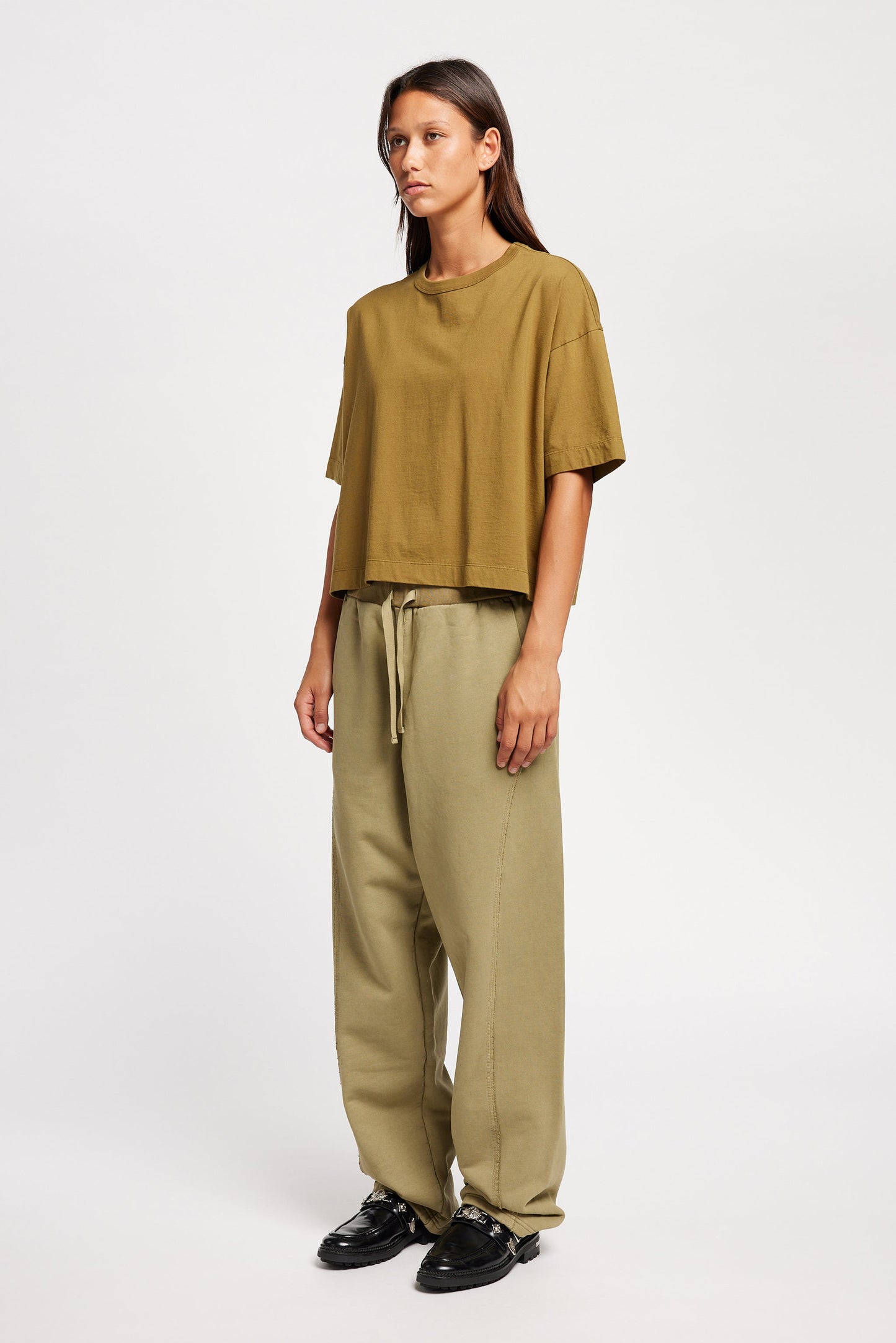 Obelisk Tee Olive Oil