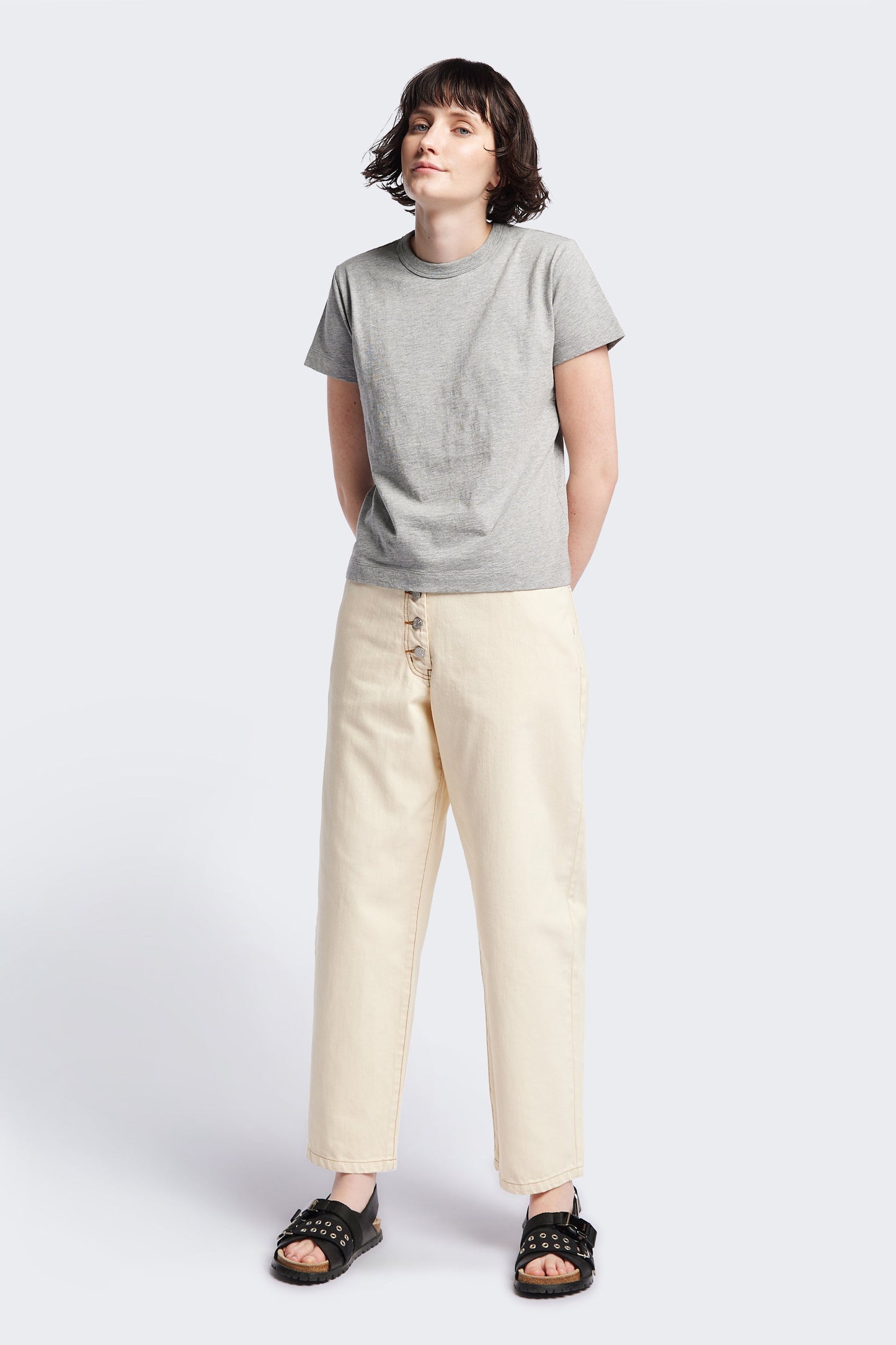 Oceania Tee Heather Grey