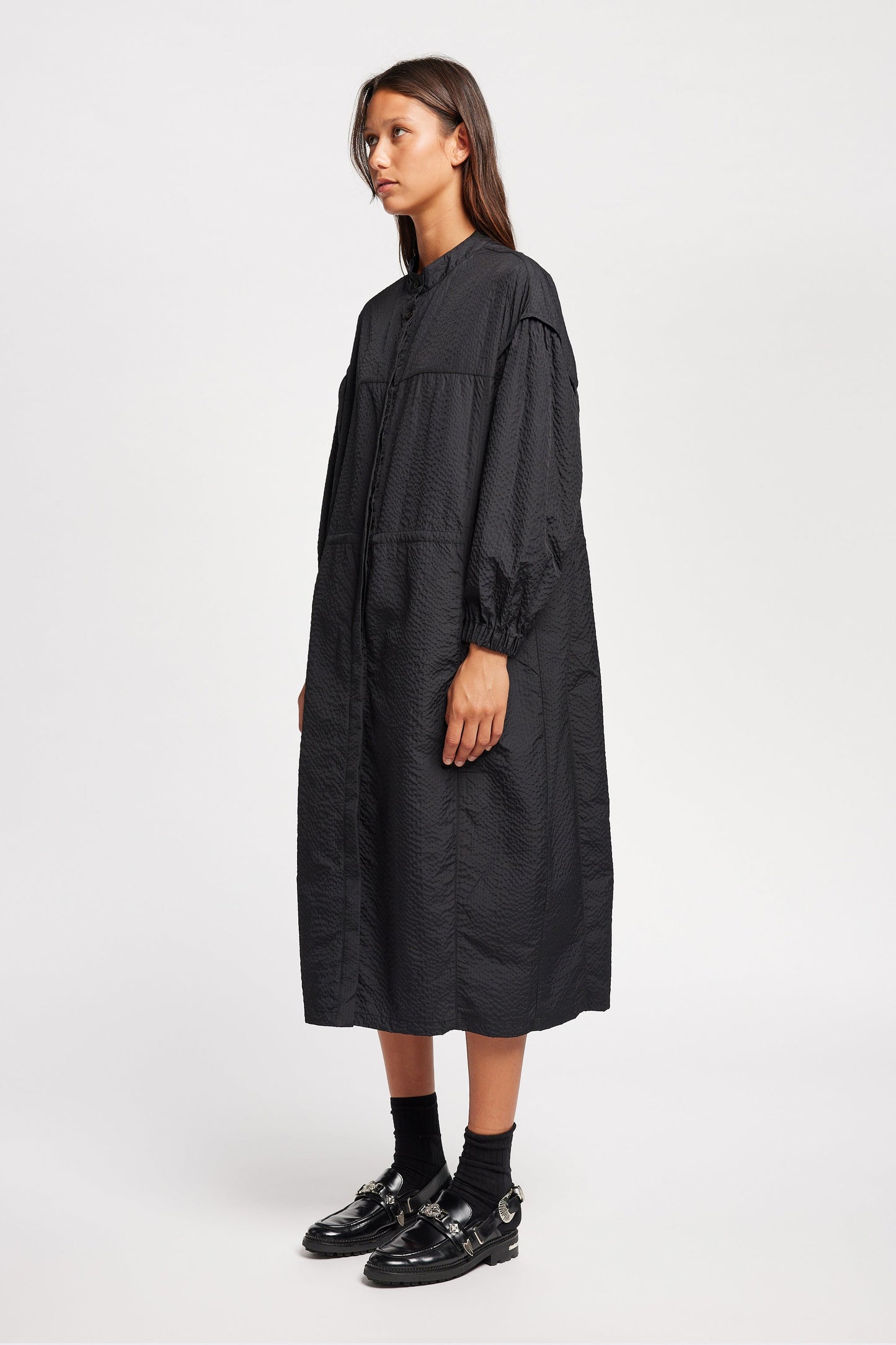 Parapet Dress Jet Black