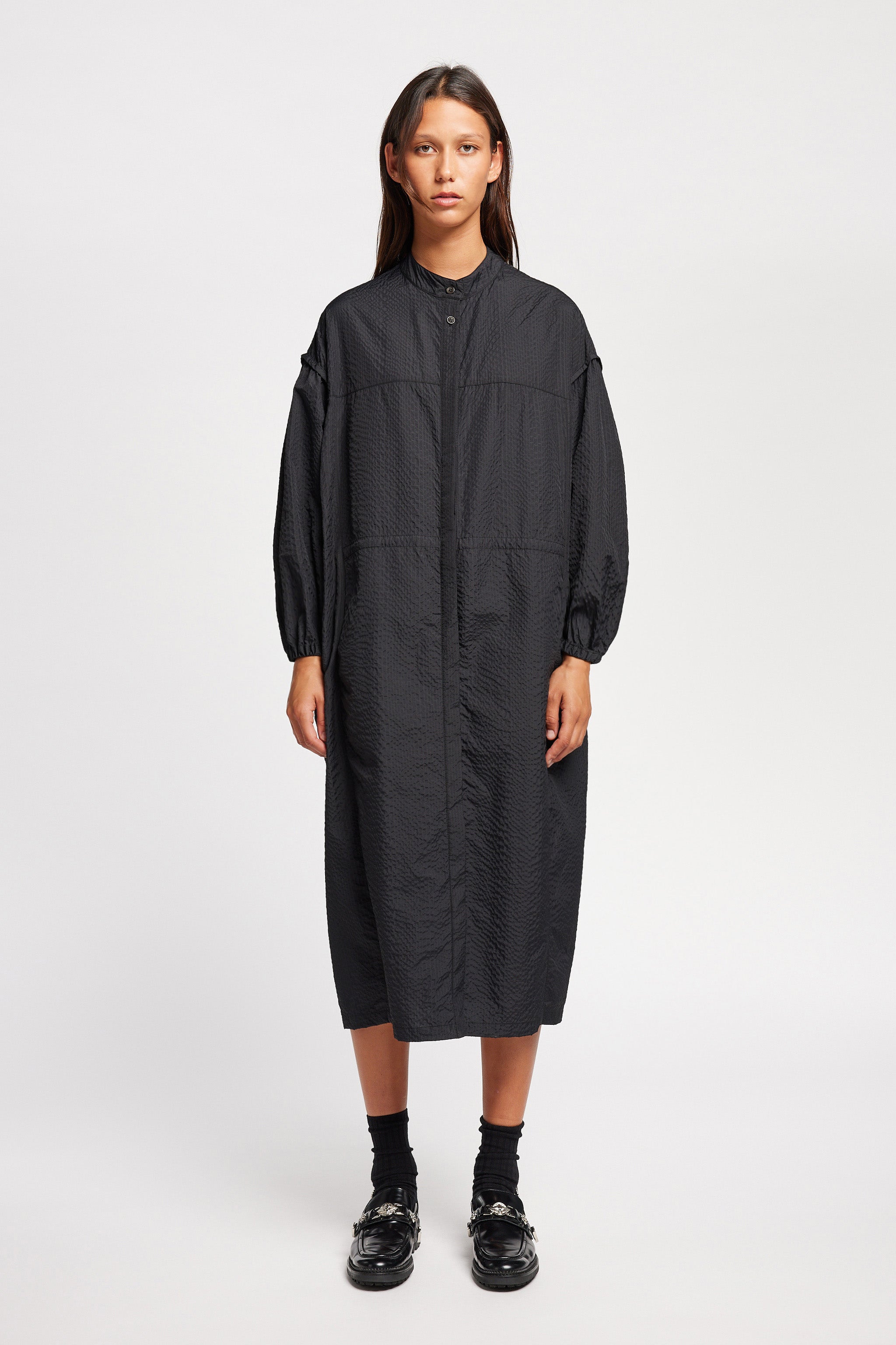 Parapet Dress Jet Black