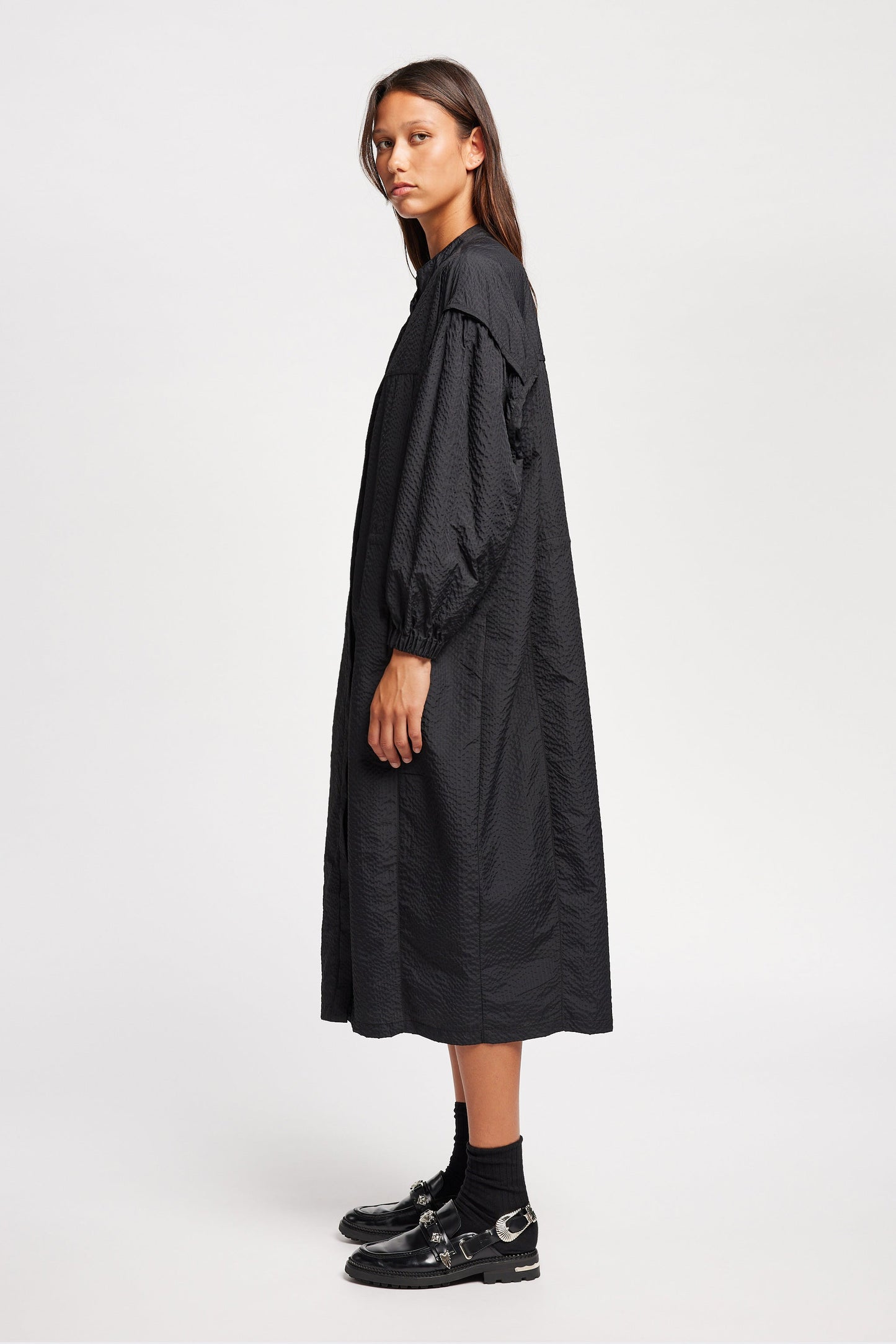 Parapet Dress Jet Black
