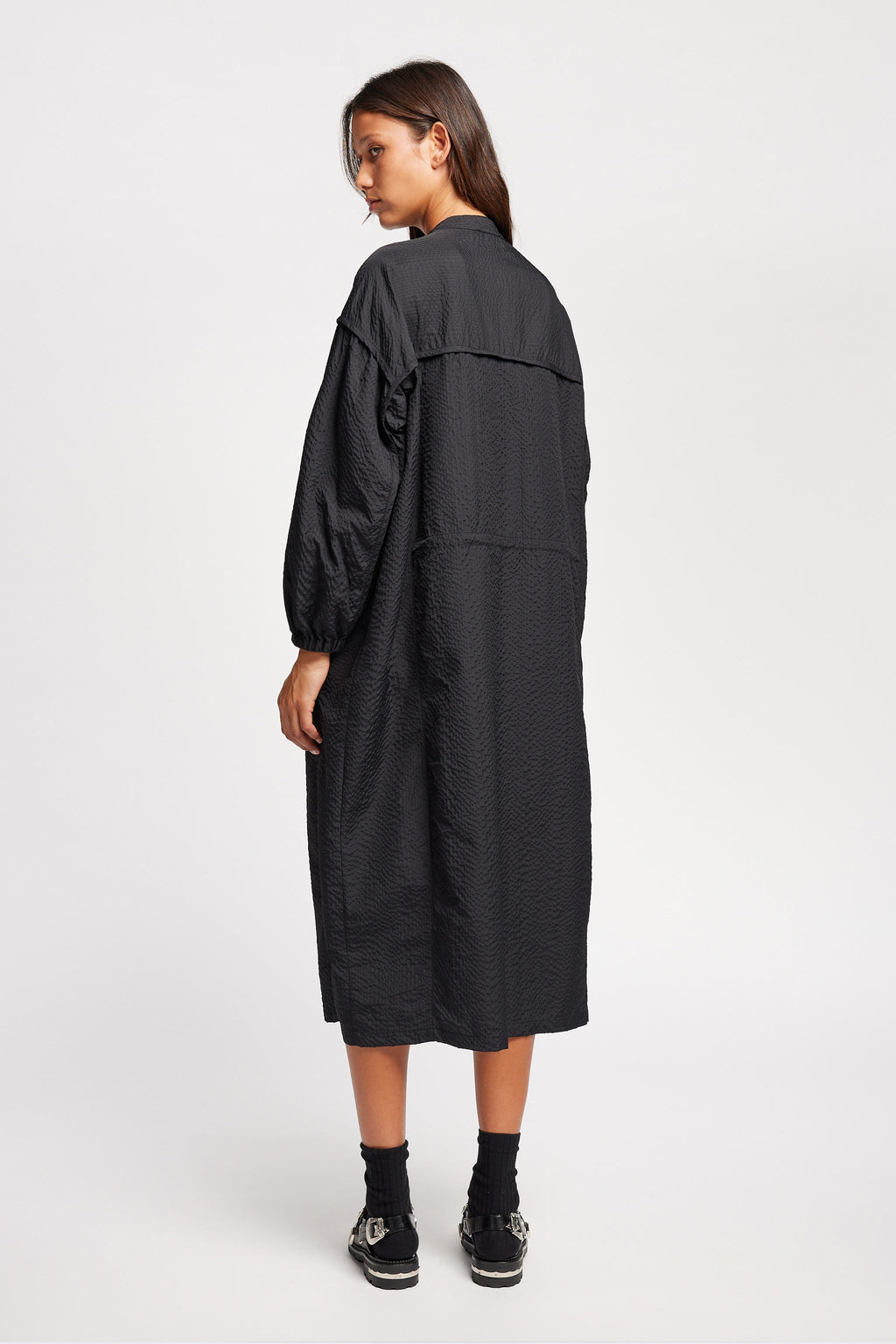 Parapet Dress Jet Black