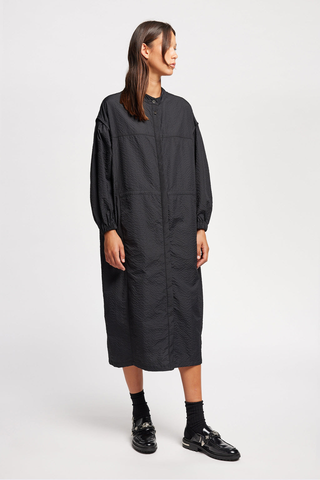 Parapet Dress Jet Black