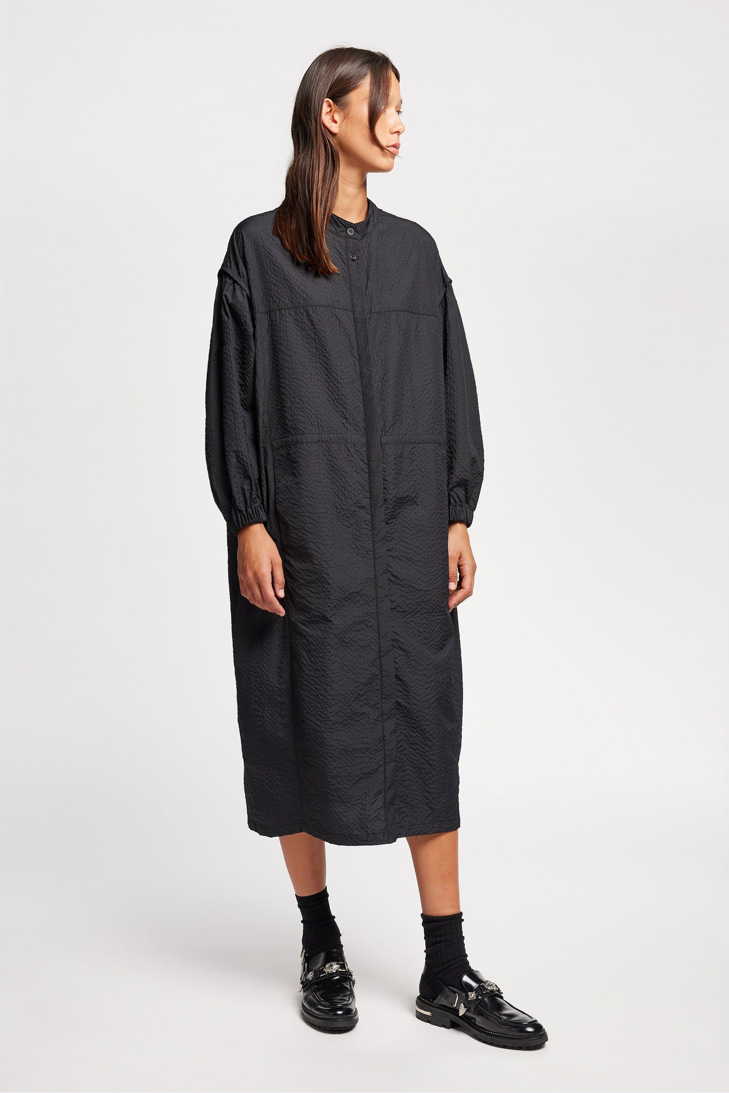 Parapet Dress Jet Black