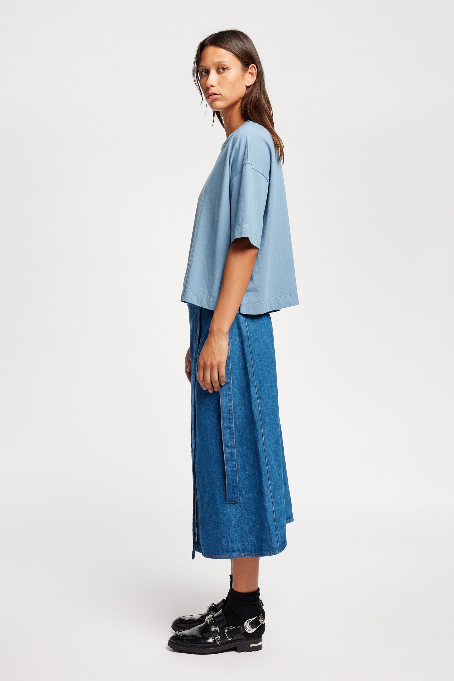 Obelisk Tee Blue