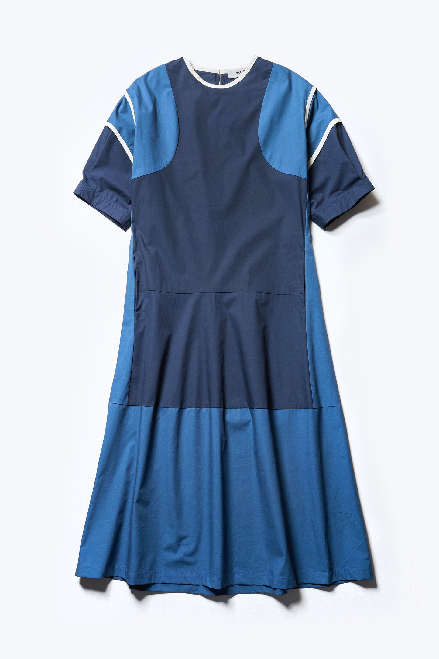 Patch Dress Blue