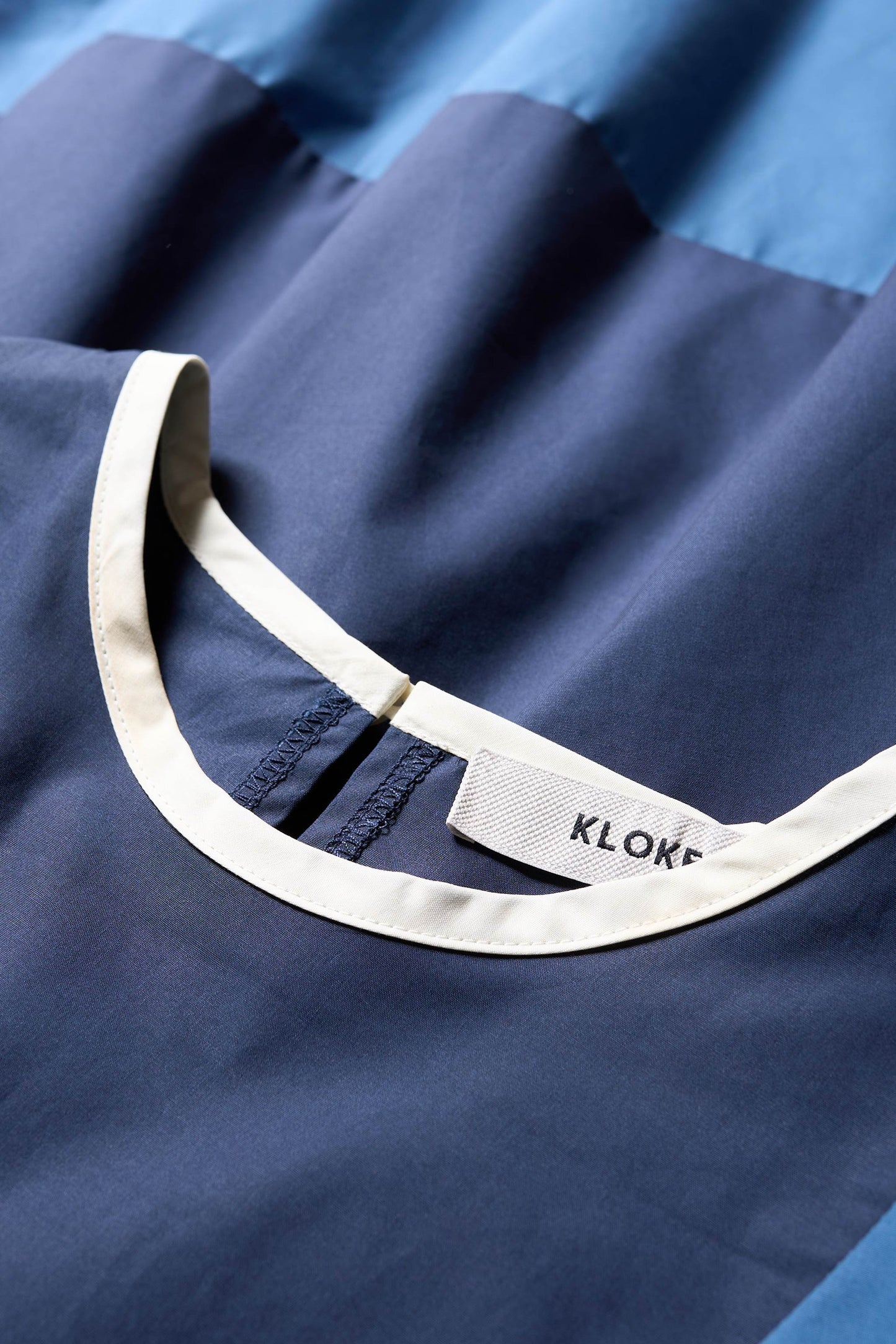 Patch Dress Blue