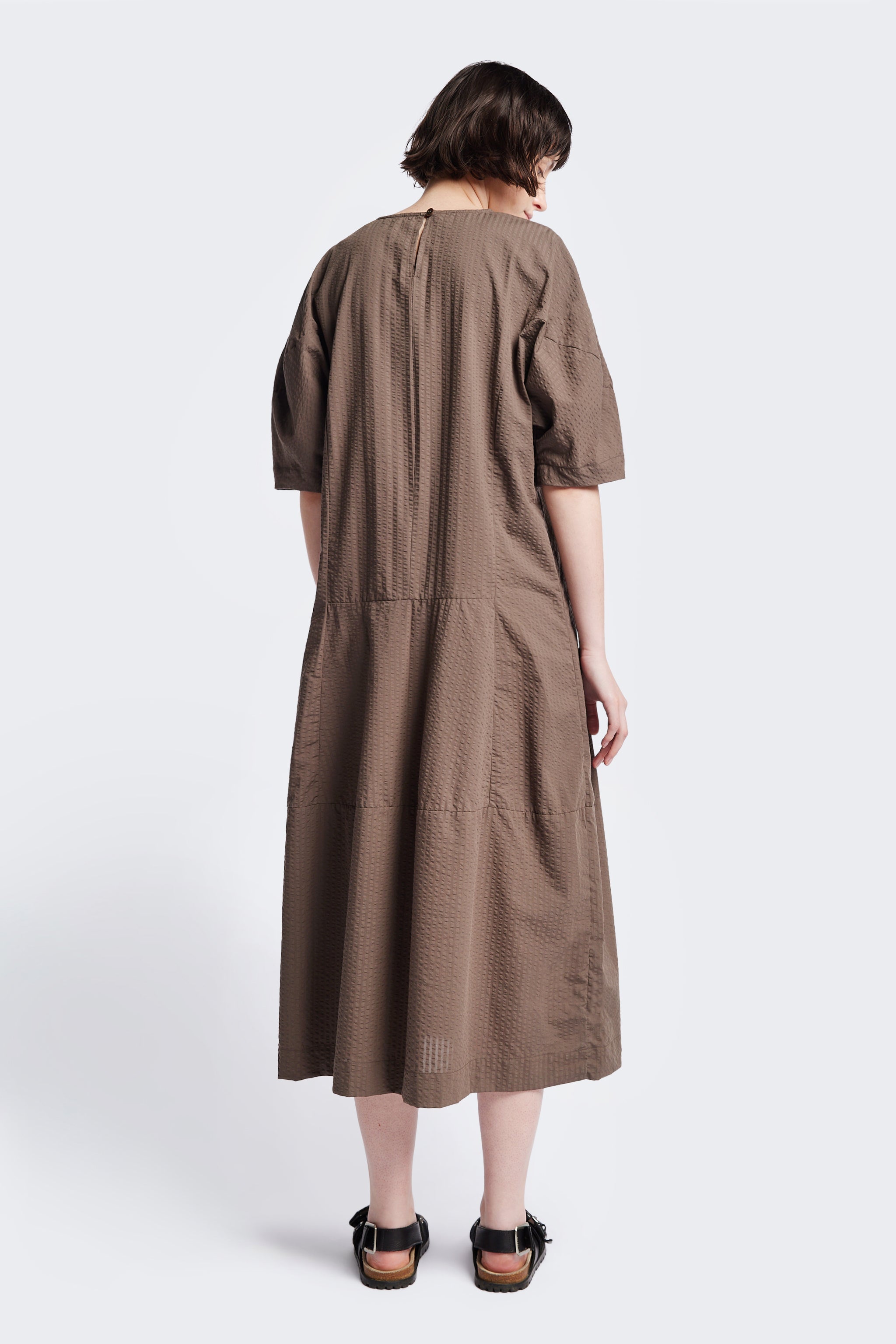 Scoria Dress Brown