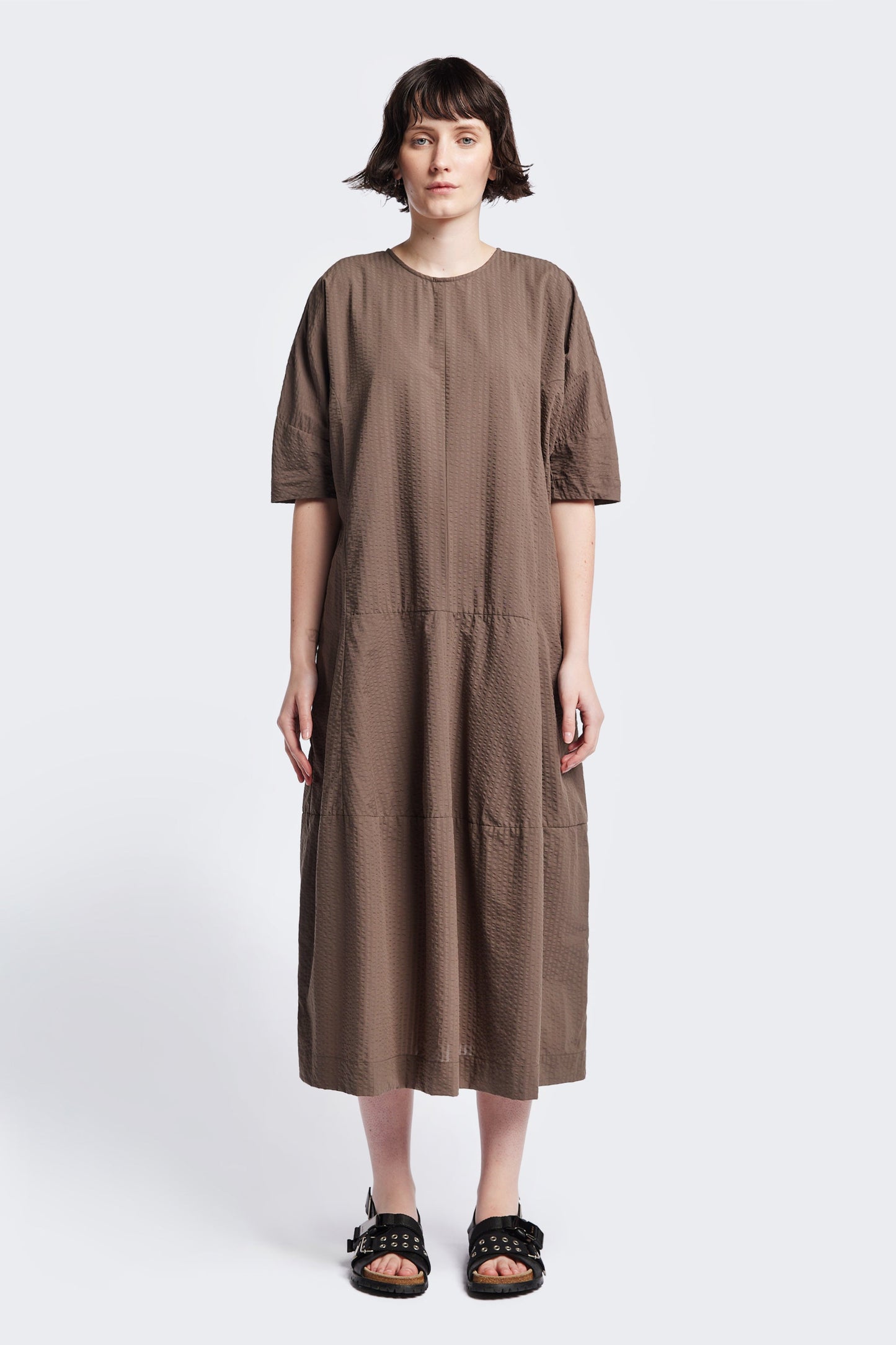 Scoria Dress Brown