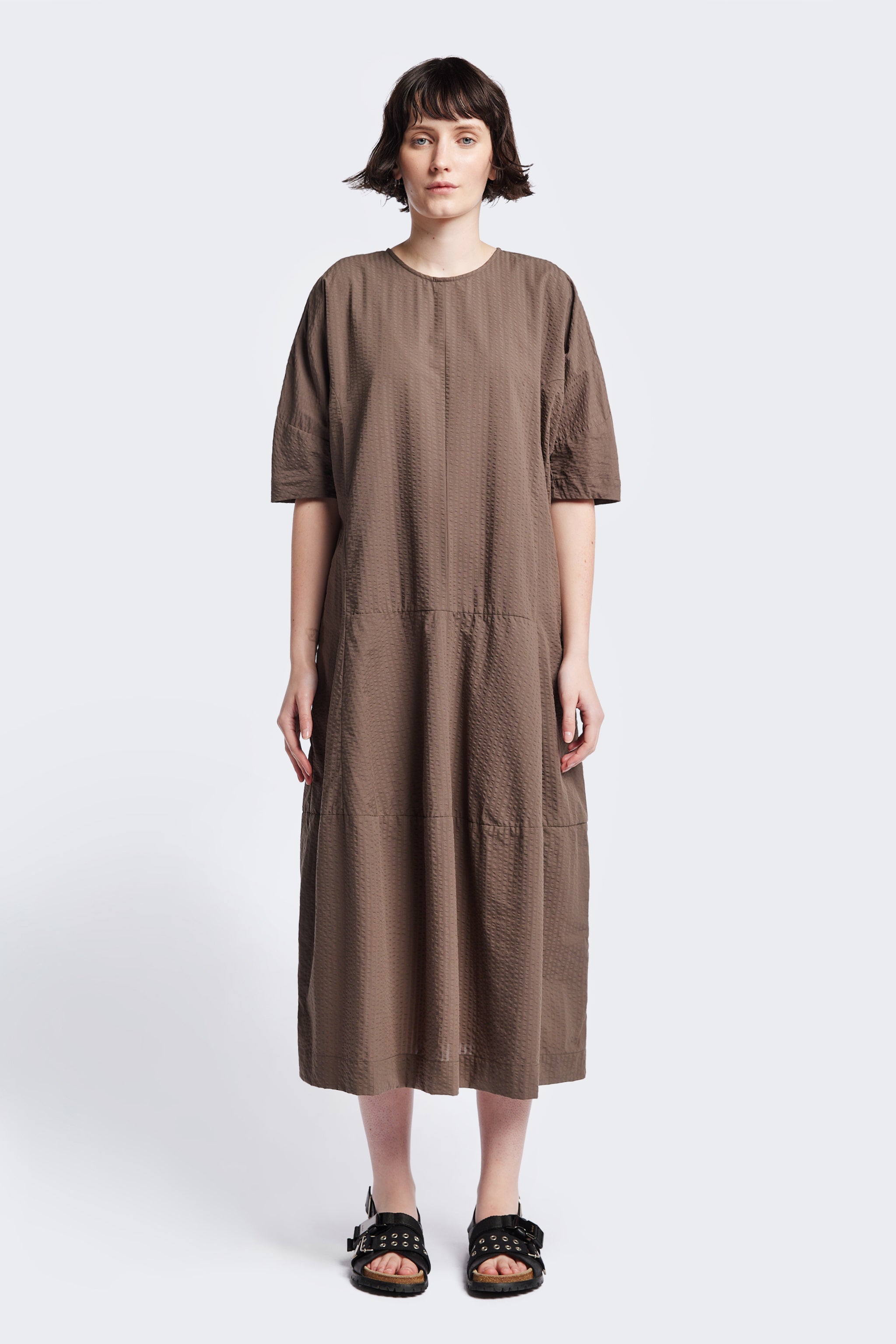 Scoria Dress Brown