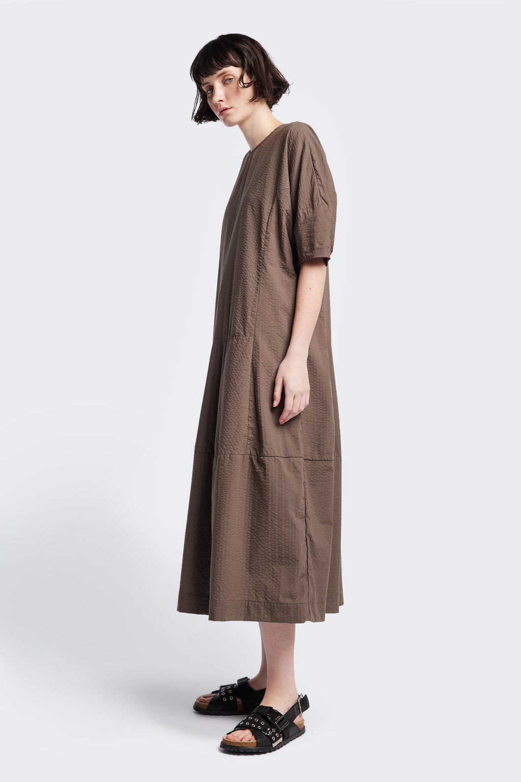 Scoria Dress Brown