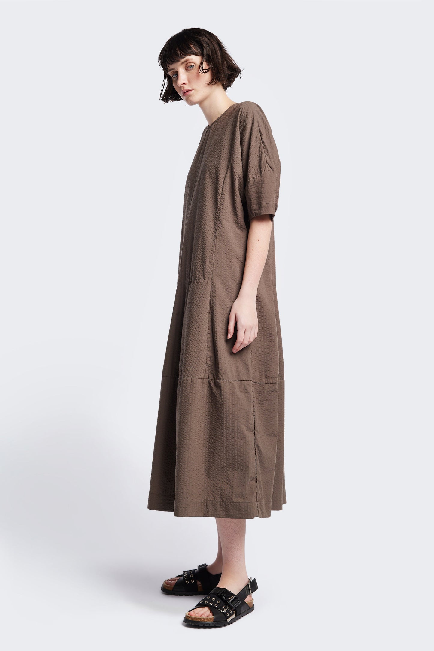 Scoria Dress Brown