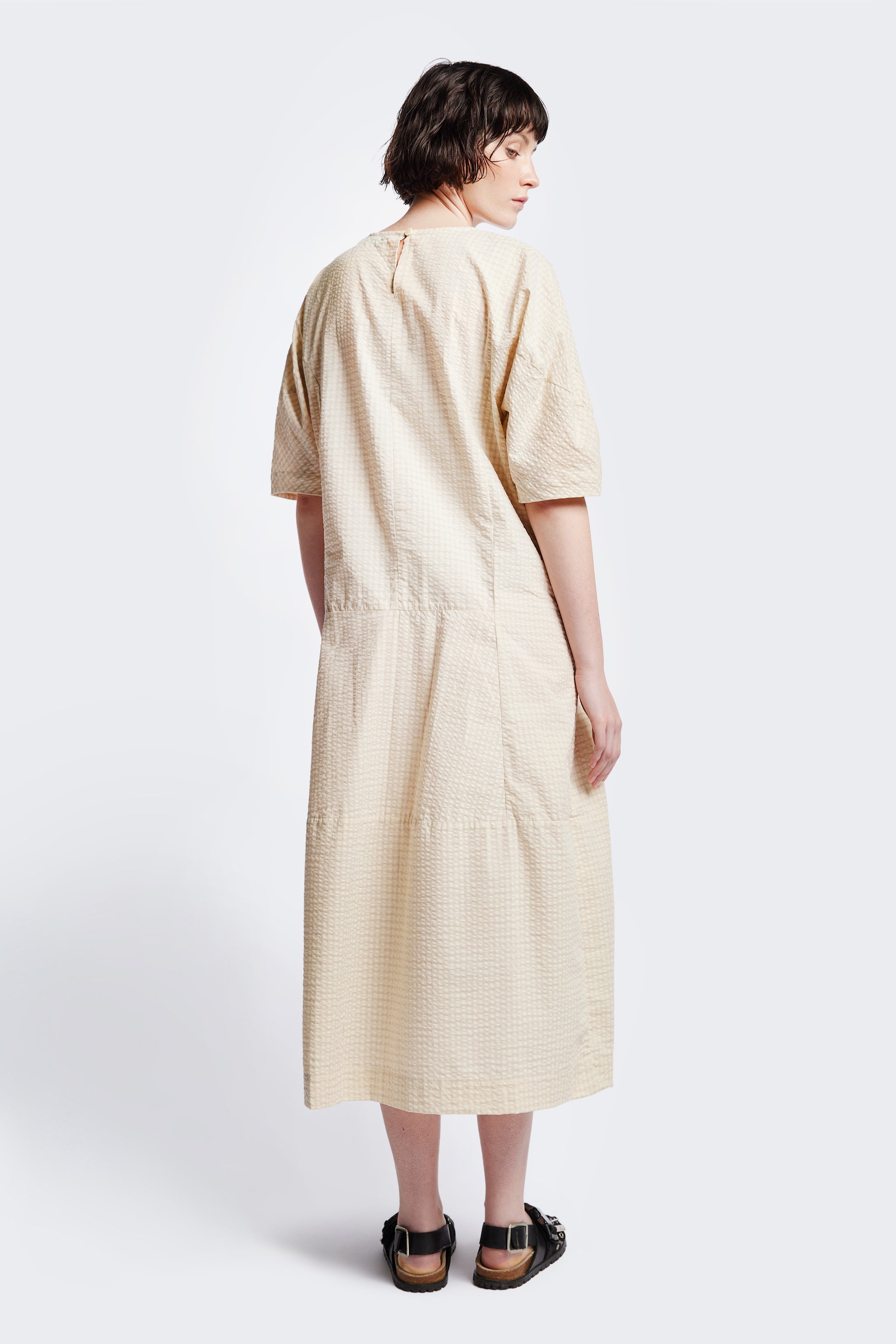 Scoria Dress Ecru