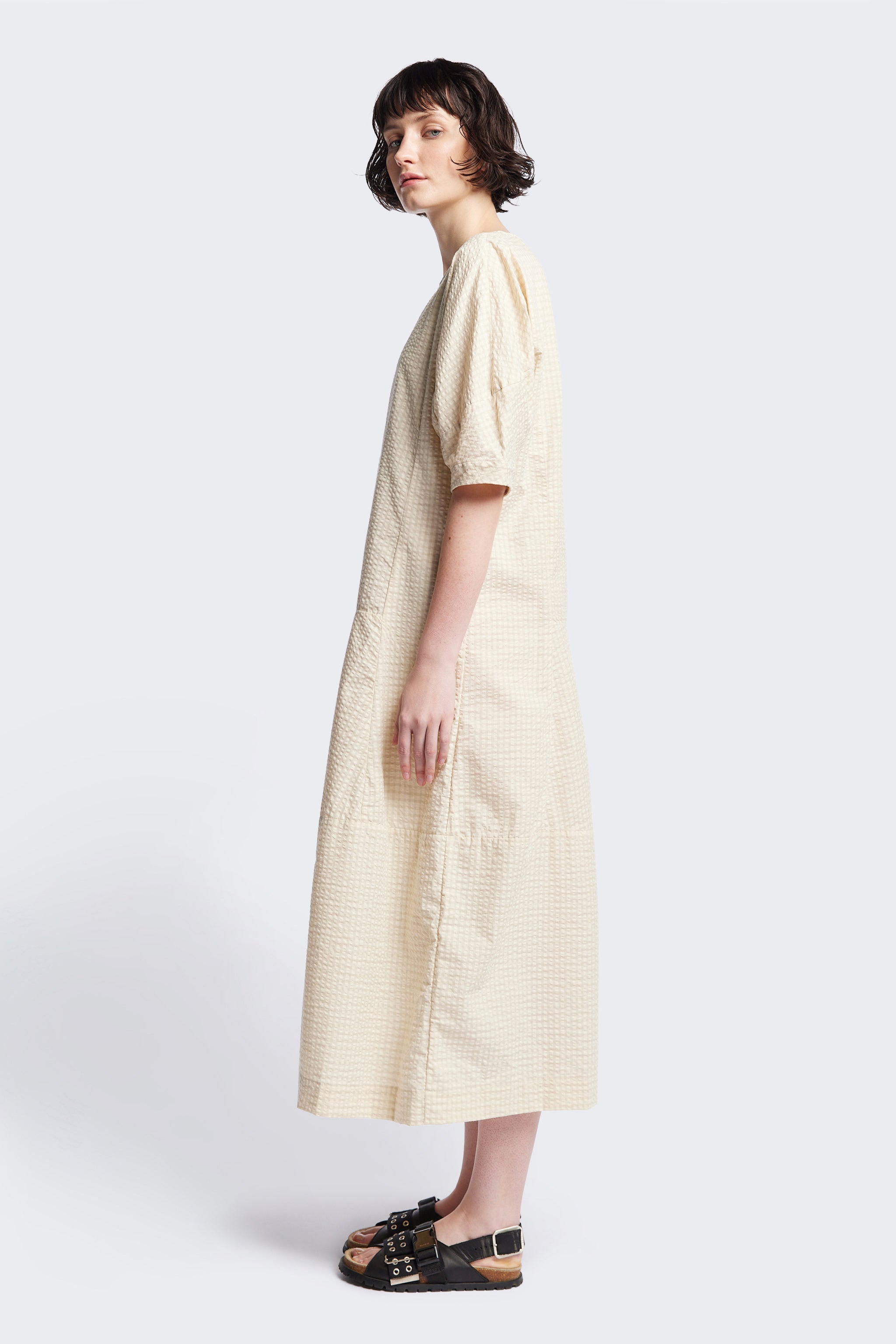 Scoria Dress Ecru