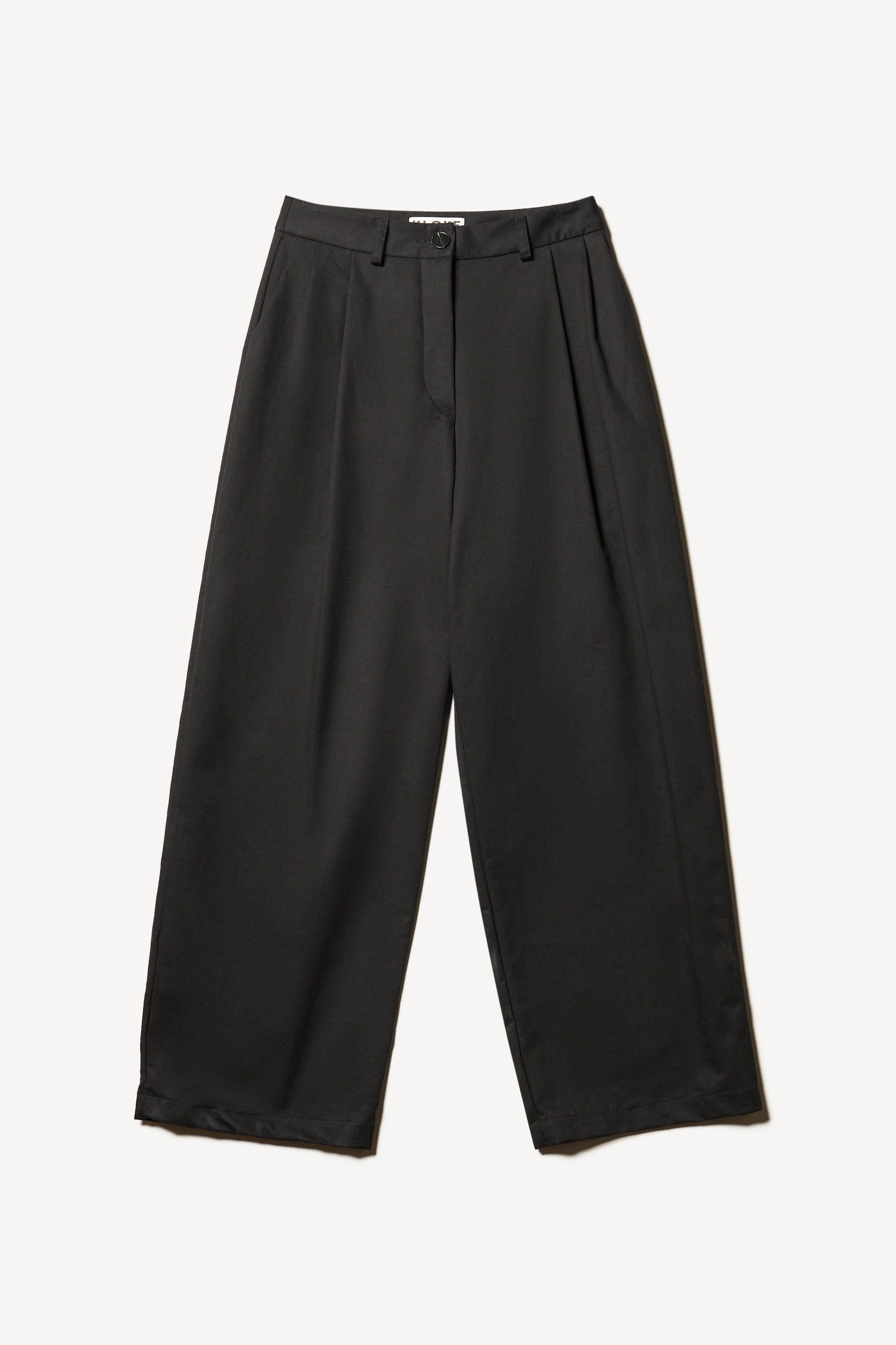 Seleno Pleat Pant Black