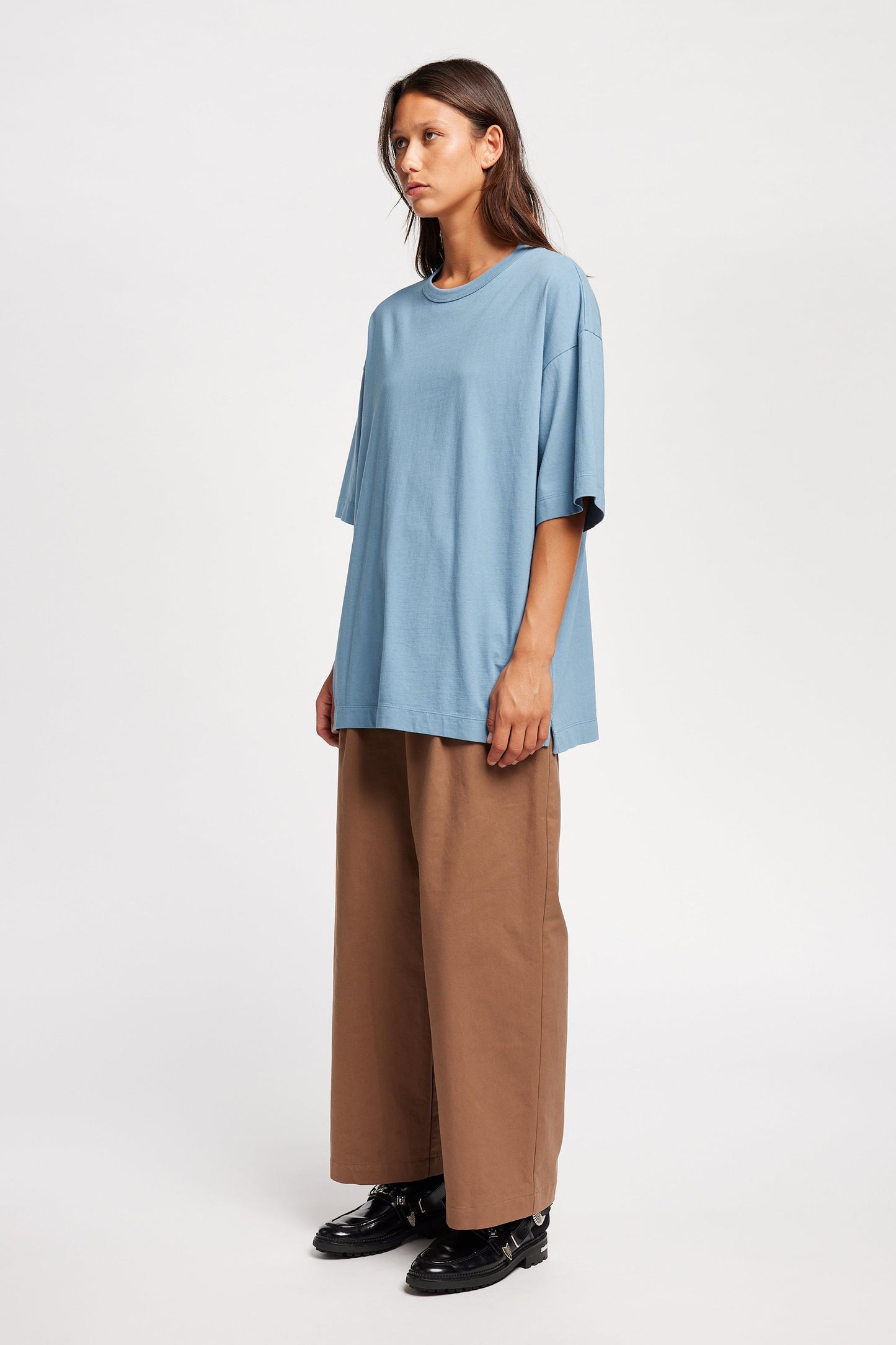 Seleno Pleat Pant Clay