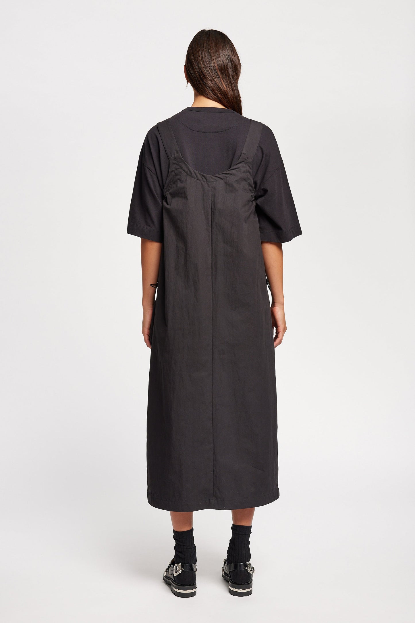 Shoreline Pinafore Jet Black