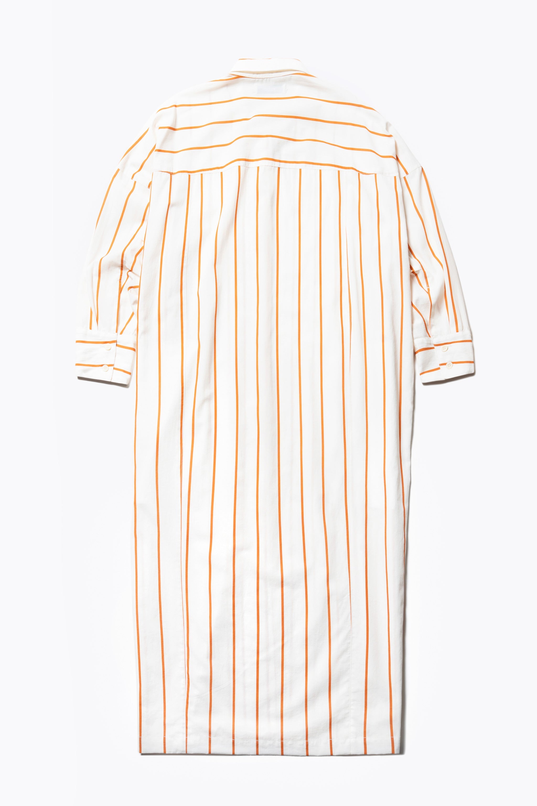 Sundown Shirt Dress Burnt Orange Stripe