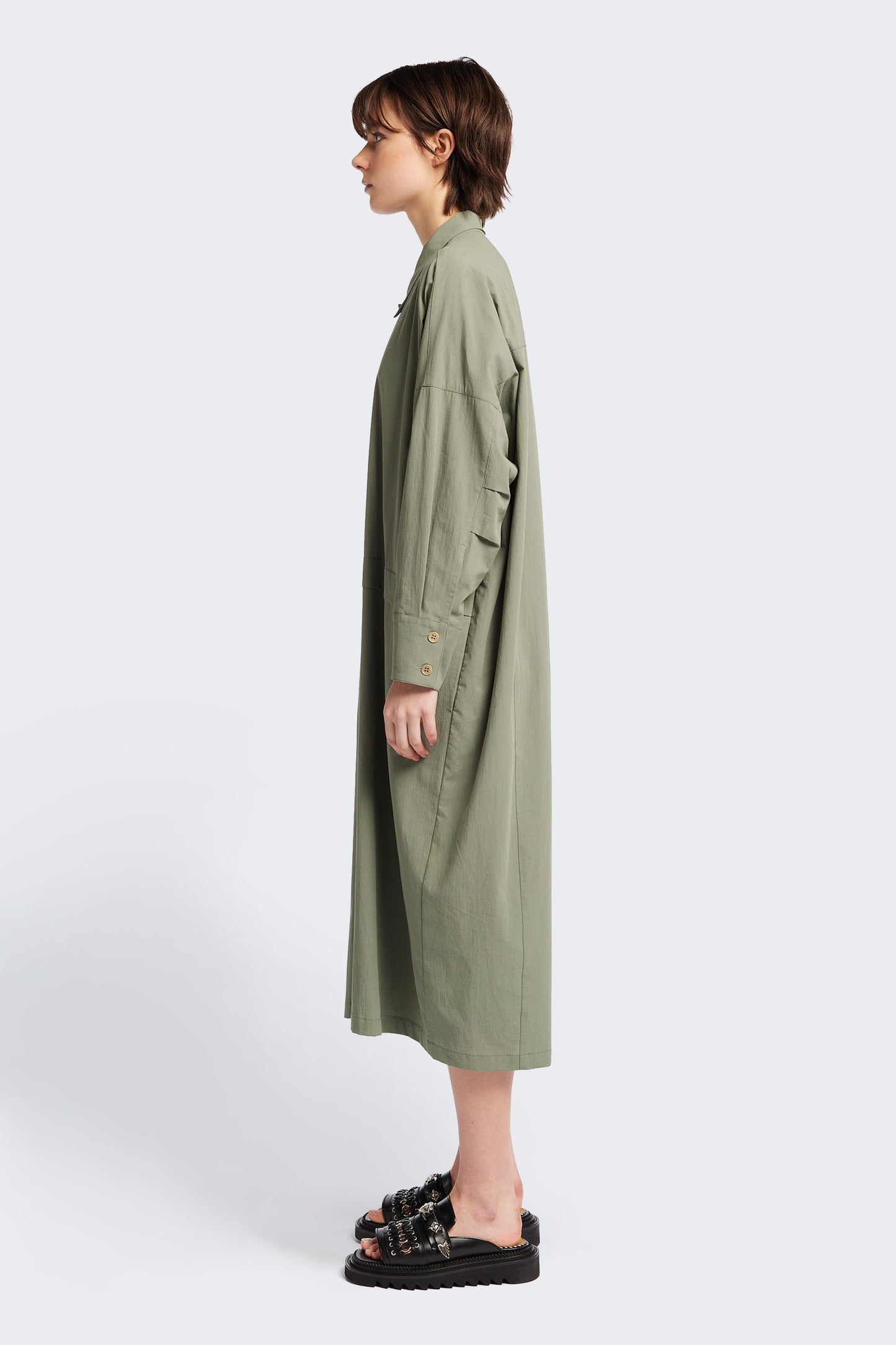 Sundown Shirt Dress Olive